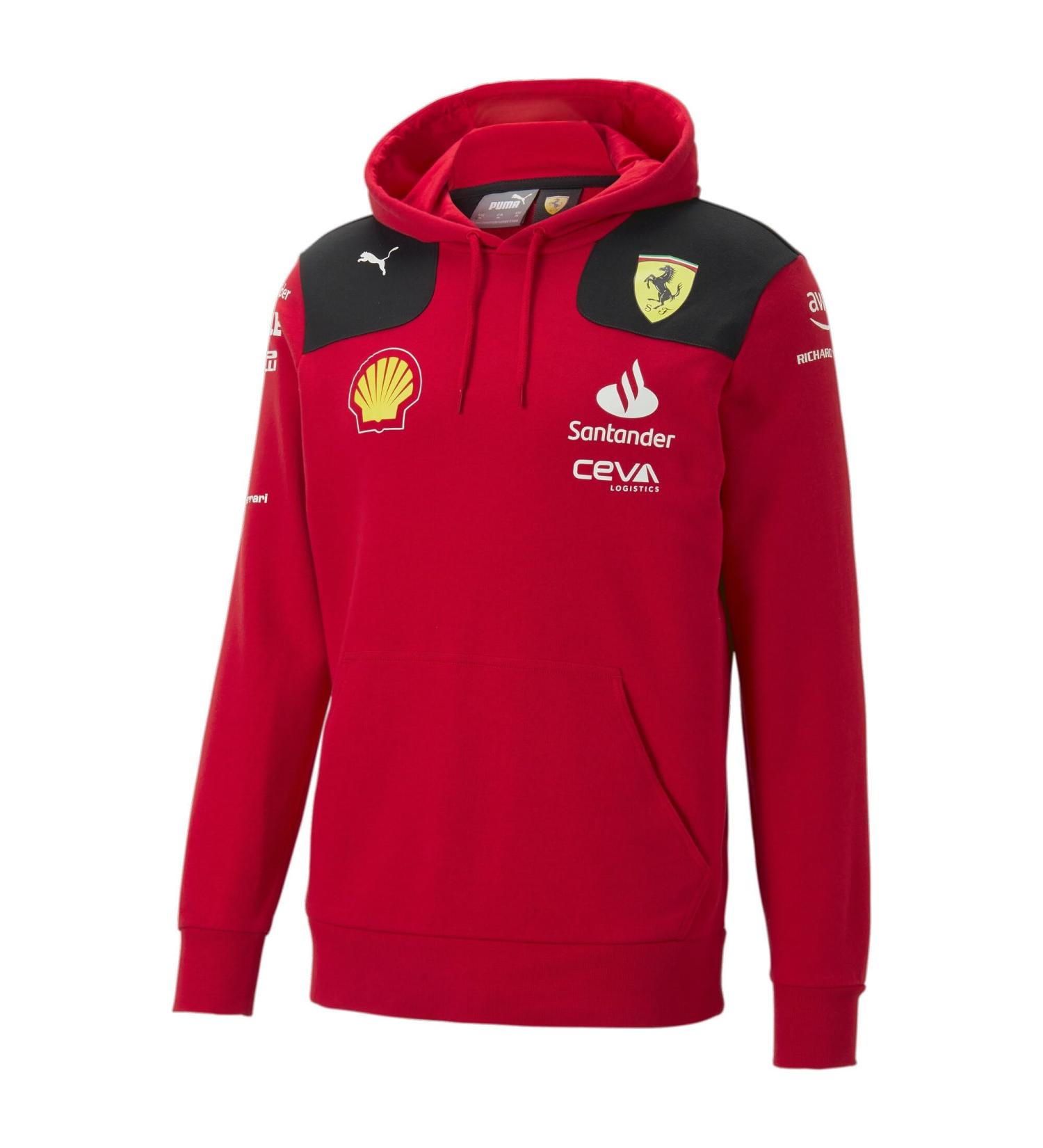 PUMA Scuderia Ferrari 2023 Team Hoodie M Red - Official Merchandise for Racing Fans | International Shipping Available - Buy Online on GoSupps.com