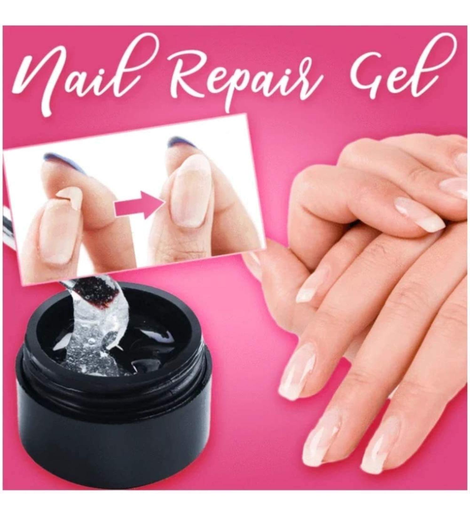 5ml Instant Cracked Nail Repair Gel - Nail Strengthener & Phototherapy Glue - Restore Weak, Broken, & Damaged Nails - Fast Fix for Nail Cracks - 1pc - Buy Online on GoSupps.com