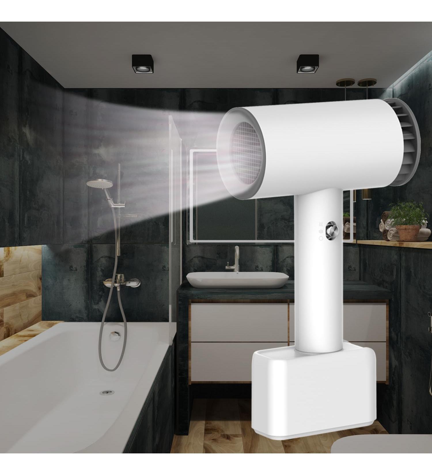 Rechargeable Cordless Hair Dryer Lightweight Blow Dryer with Hot & Cold Wind Low-Heat Hair Care Blow Dryer Portable Fast Charging Hair Dryer for Art Painting/Outdoor - Buy Online on GoSupps.com