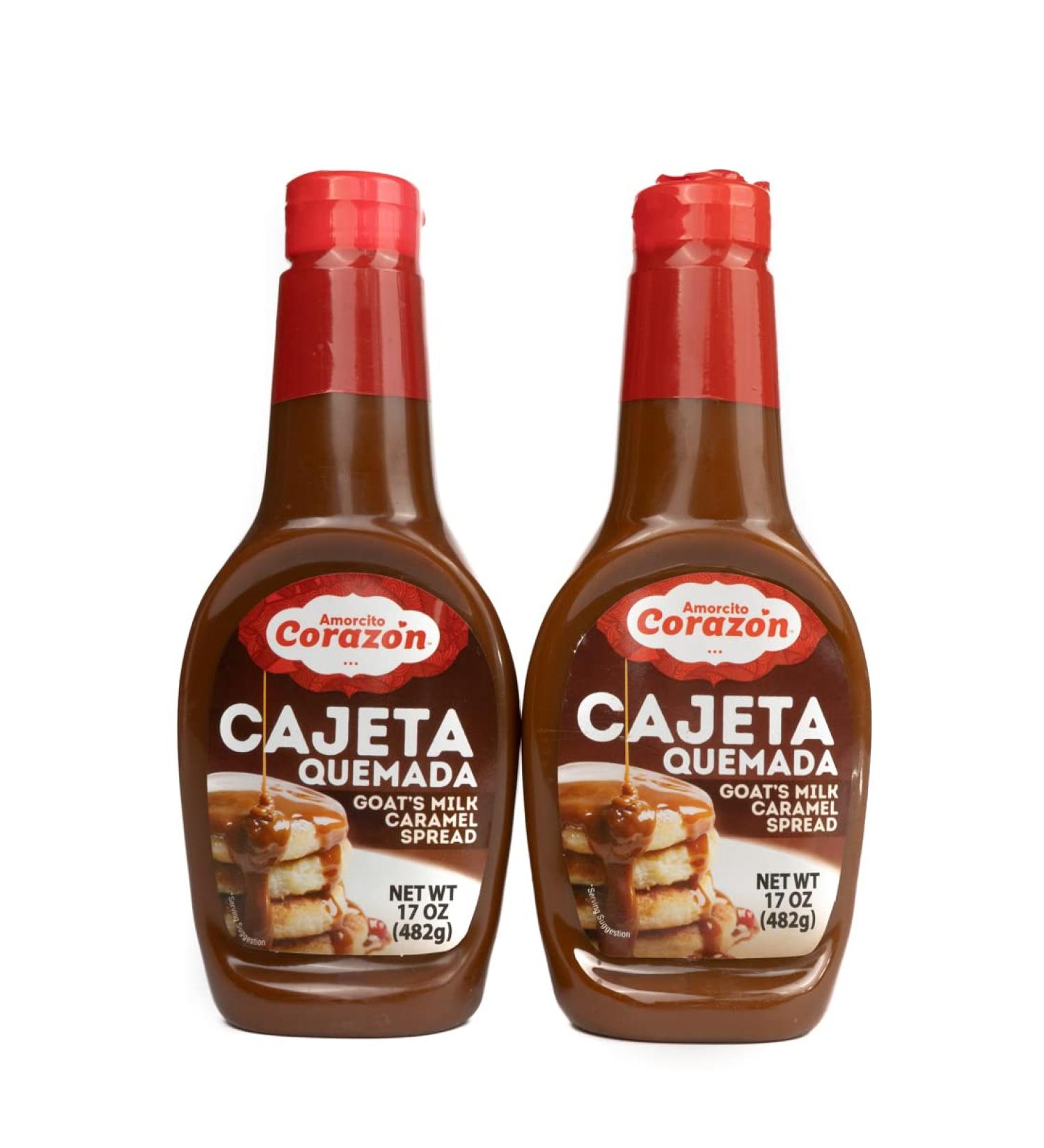 Amorcito Coraz n Goat's Milk Cajeta Caramel Spread 17oz (482g) - 2pc Pack, Brown - Buy Online on GoSupps.com