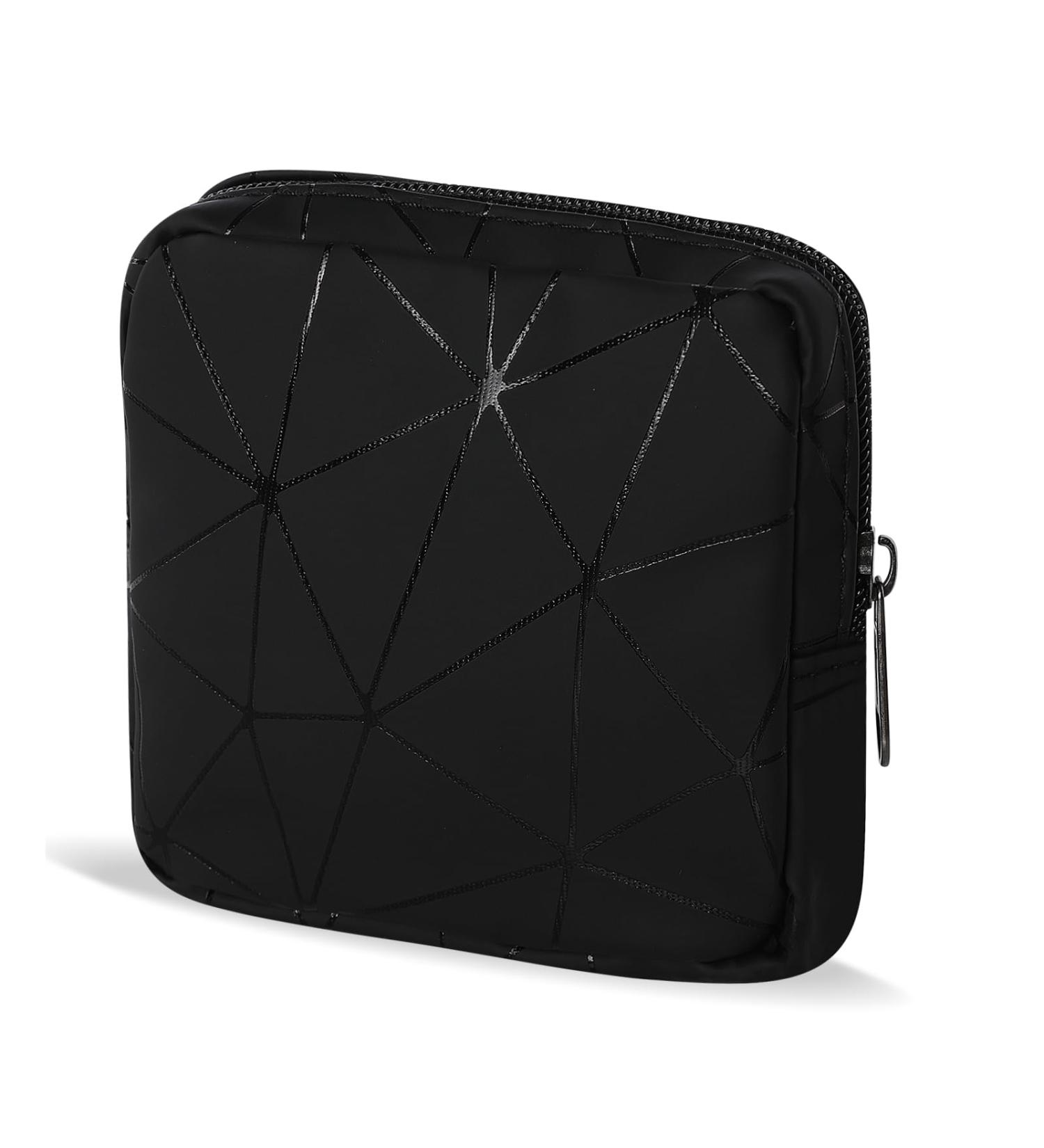 Stylish Mini Tampon Tie-Up Organizer with Zipper | Women's Menstrual Storage Pocket - Perfect for On-the-Go! - Buy Online on GoSupps.com