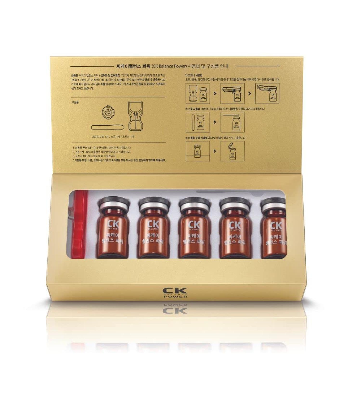 CK Balance Power - 100% Korean Ginseng Extract with Compound K for Immune Support - 5 Vials - Buy Online on GoSupps.com