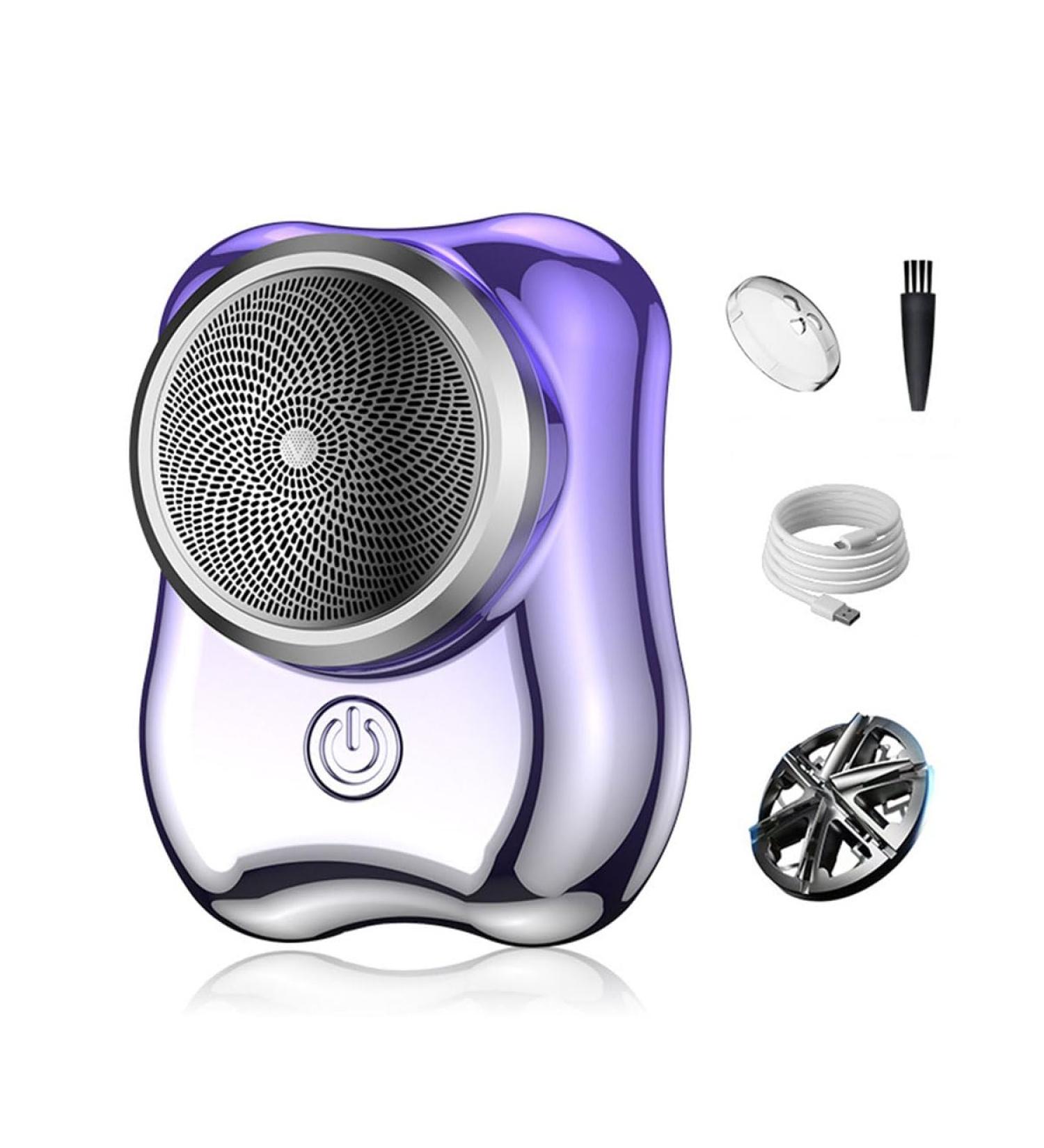 Mini Electric Shavers for Men - Portable Rechargeable & Washable 6-Blade Razor for Travel (Gradient Purple - Buy Online on GoSupps.com