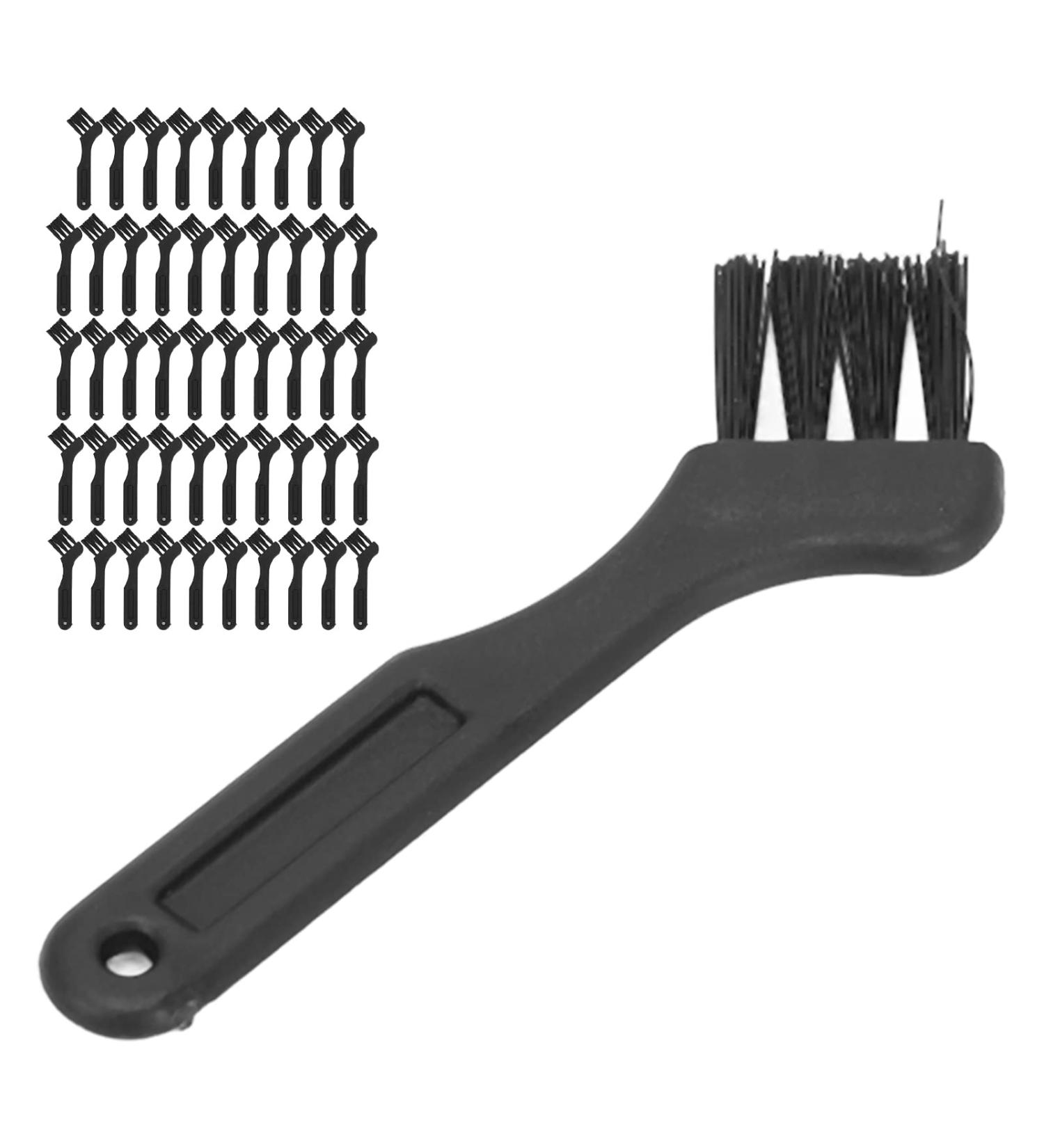 Premium 50pcs Shaving & Keyboard Cleaning Brush Set - Fine Hair Plastic Handle for Home Use - International Shipping - Buy Online on GoSupps.com