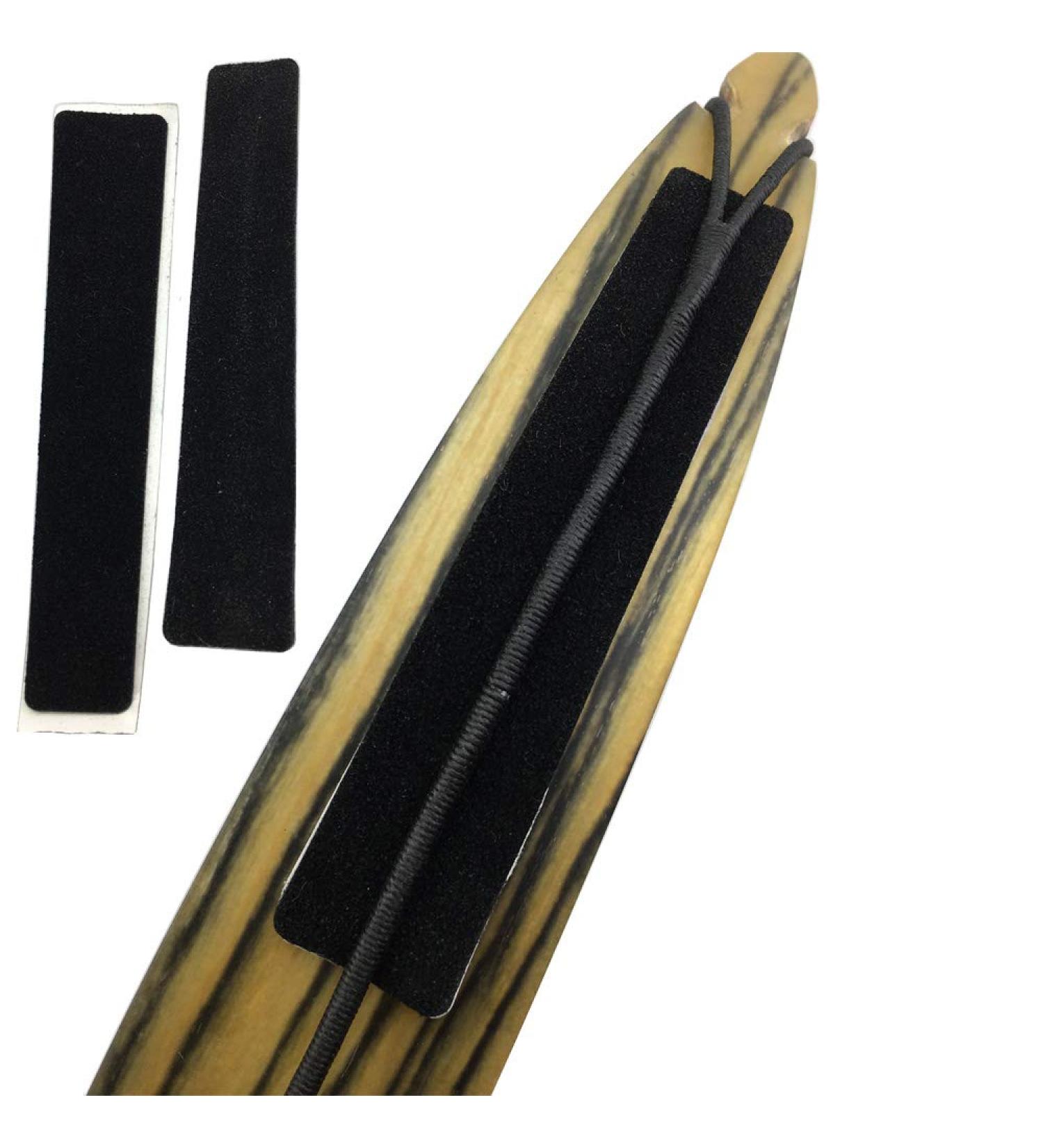 SHARROW 5 Pairs Archery Recurve Bow Limb Silencer Recurve Bow Shock Absorber Leather Limb Dampener Bowstring Groove Silencers for Outdoor Shooting Hunting Accessories black - Buy Online on GoSupps.com