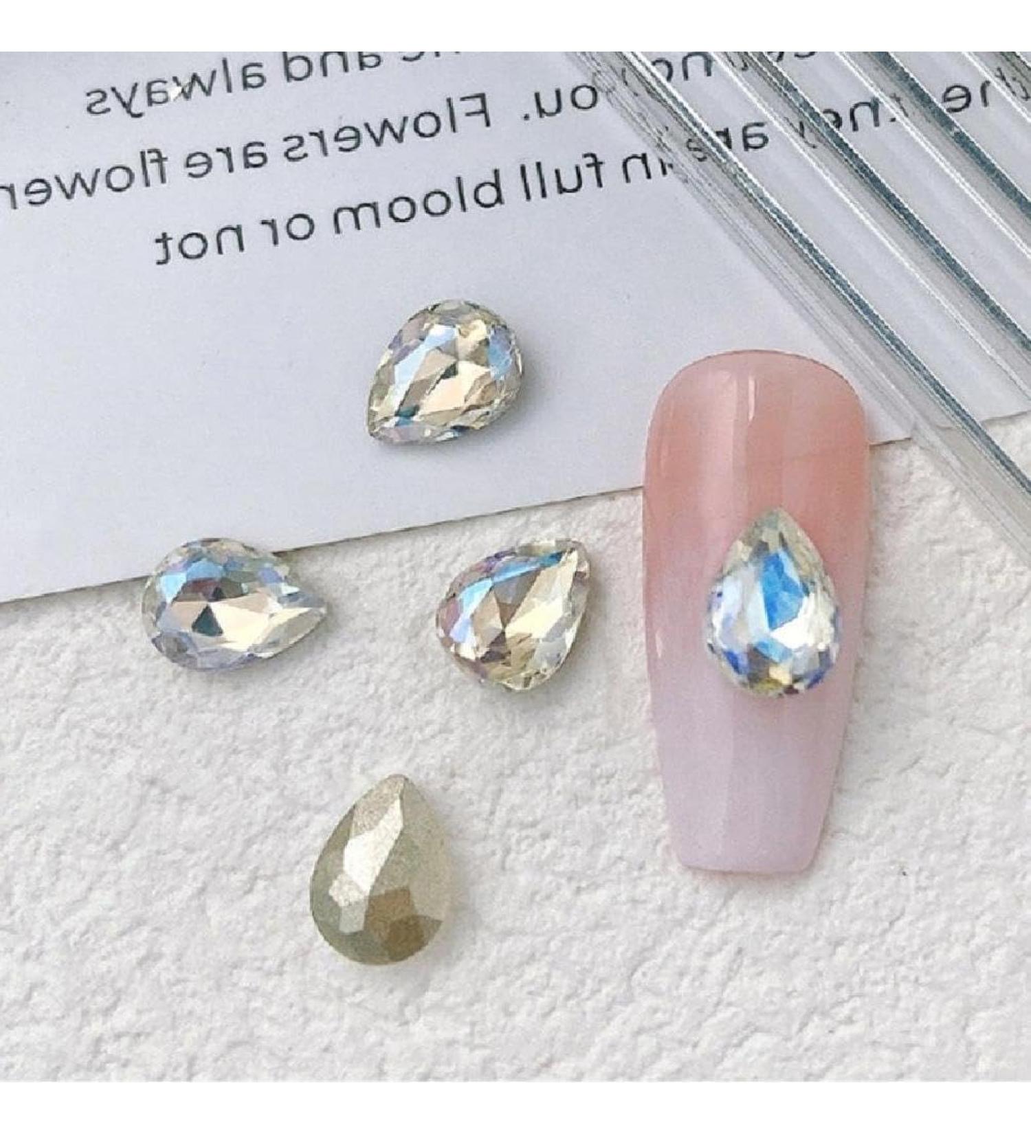 Shape Art Pointed Back Rhinestones for Water Heart Rhinestones Pointed Back Art Charm - Buy Online on GoSupps.com