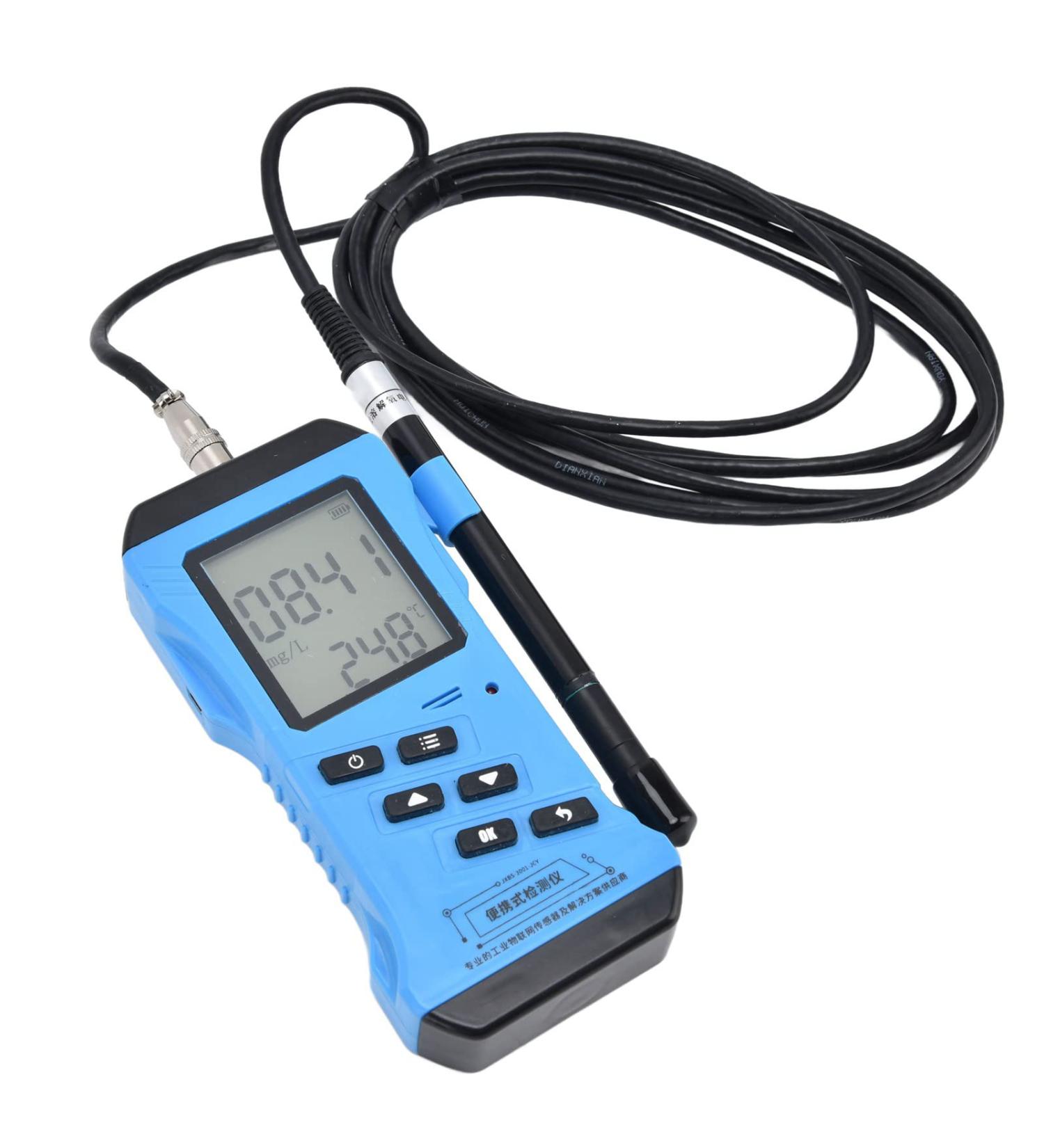 Portable Dissolved Oxygen Detector | Professional Measuring Device for Laboratories Aquariums & Aquaculture - Large TN-LCD Display - Buy Online on GoSupps.com