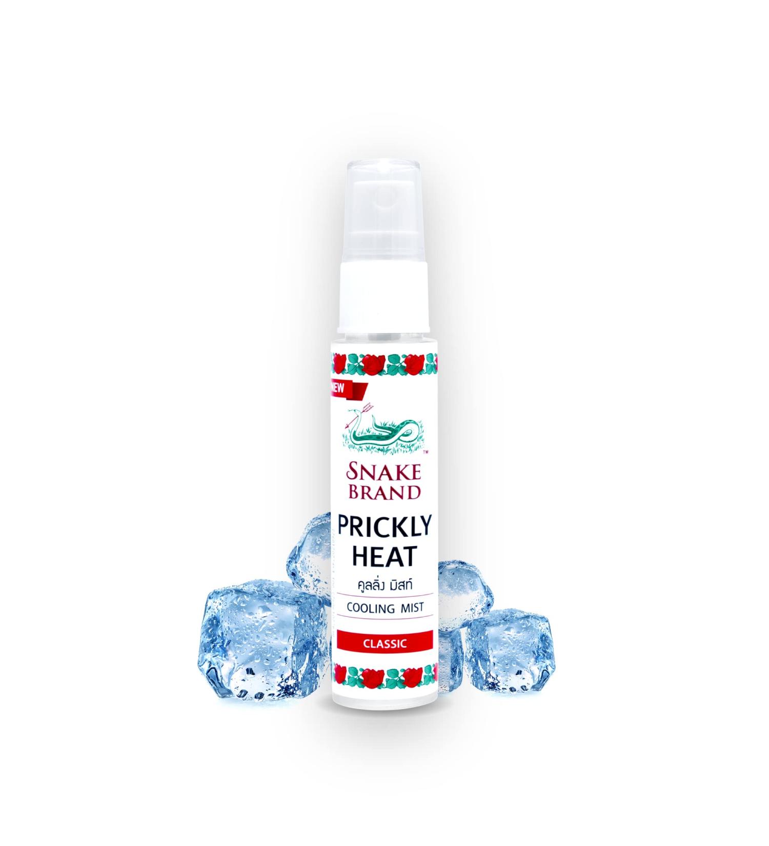 SNAKE BRAND Cooling Mist Direct Effect Instant Cool Down Body Classic Original Scent 1.1 Oz (30 ml) - Daily Use Body Mist Rose 1.1 Fl Oz (Pack of 1) - Buy Online on GoSupps.com