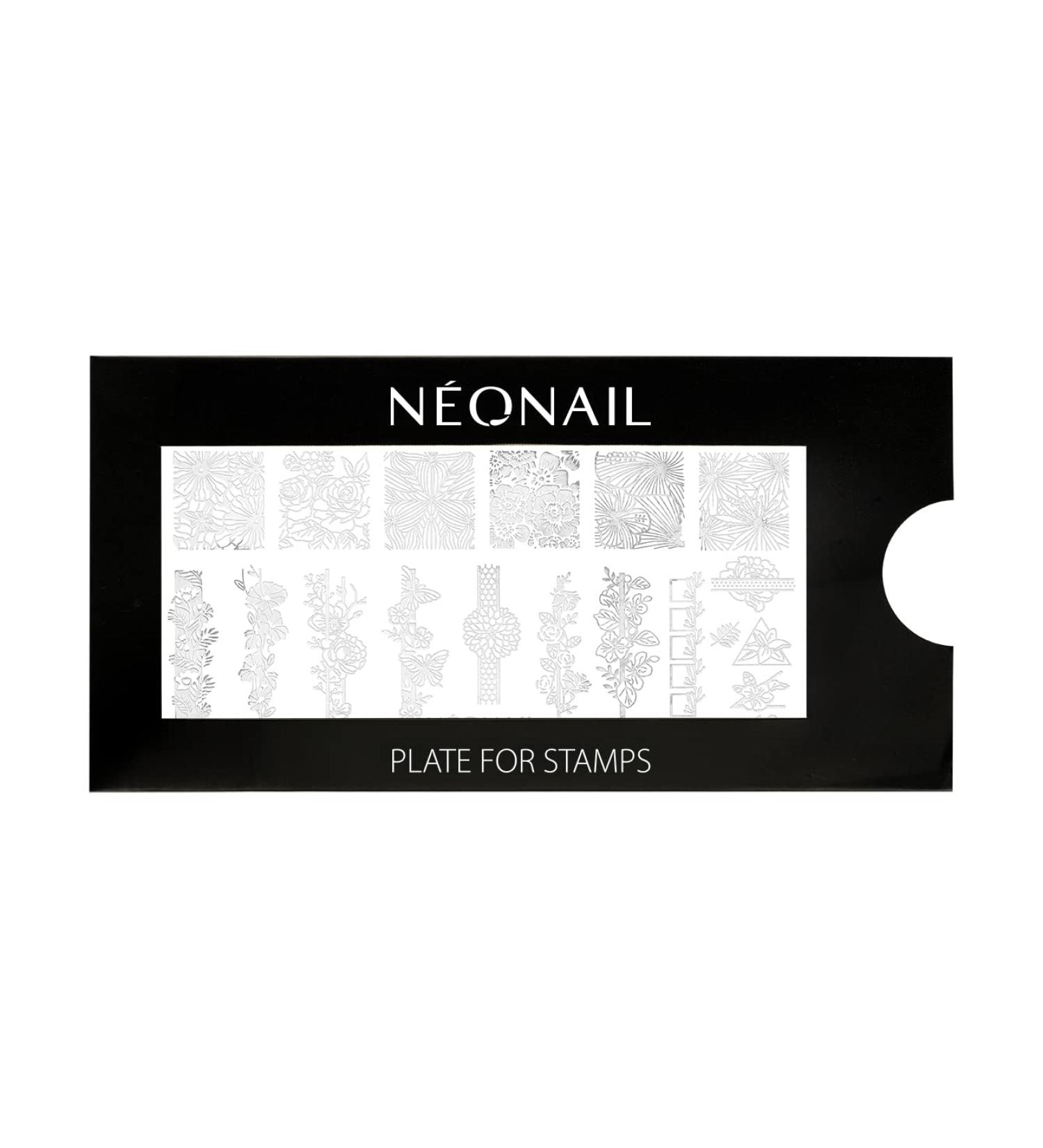 Neonail Stamping Plate 19 - Premium Stencil Plate for Nail Art & Design | Ideal for French Nails & Creative Nail Stamping - Buy Online on GoSupps.com