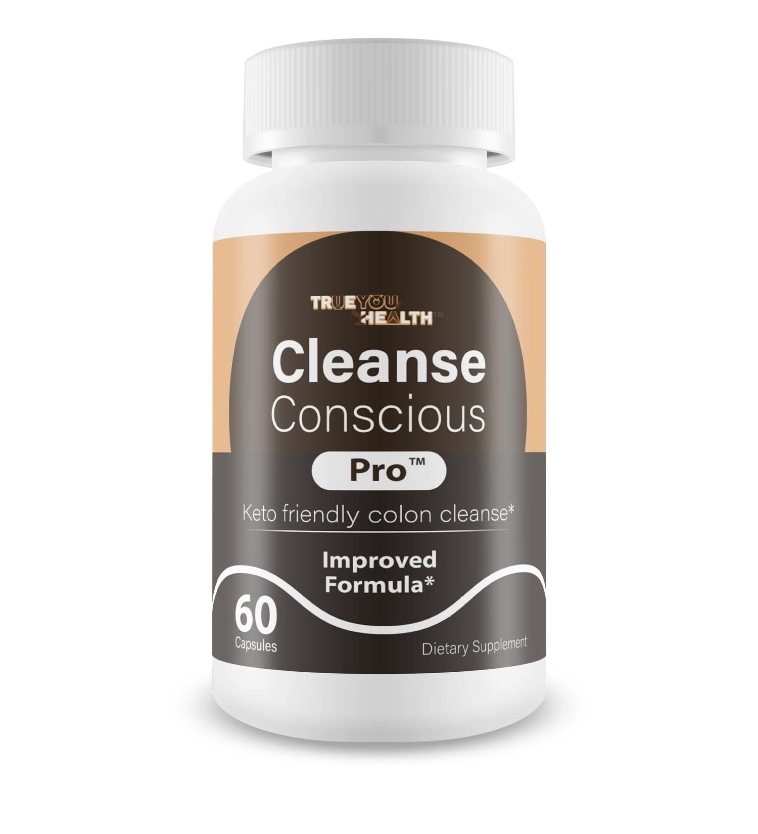 Cleanse Conscious Pro - Improved Formula - Our Best Keto Friendly Colon Cleanse Capsules - Keto Colon Detox Pills for Women & Men - Be Gut Health Cleanse Konscious Keto Activate Colon Cleanse Pills - Buy Online on GoSupps.com