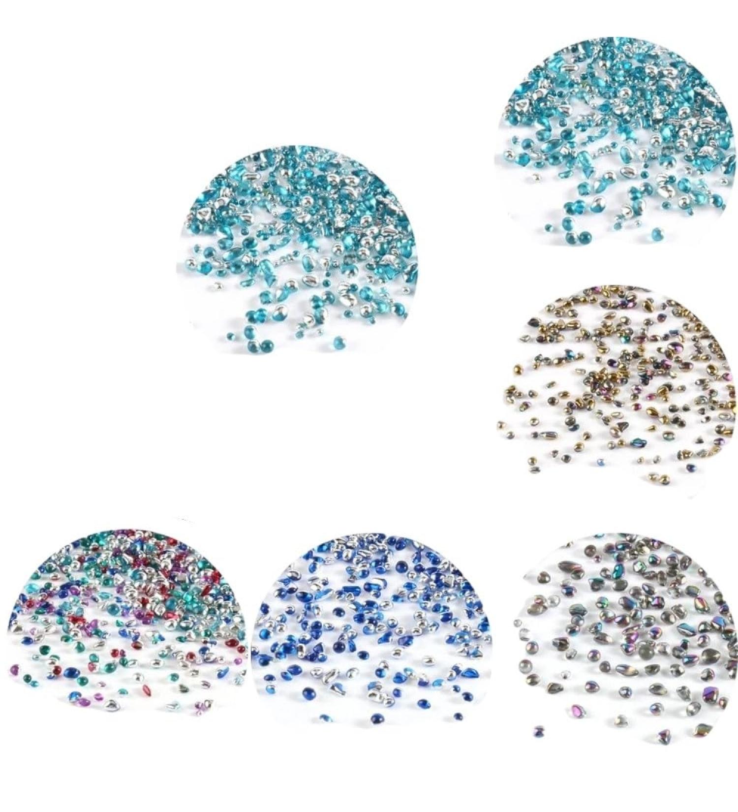 20G/Lot Plated Caviar Beads Tiny Rhinestones Manicure Glass Balls Micro Beads For Nail Decorations Diy Charms Art Accessories - Buy Online on GoSupps.com