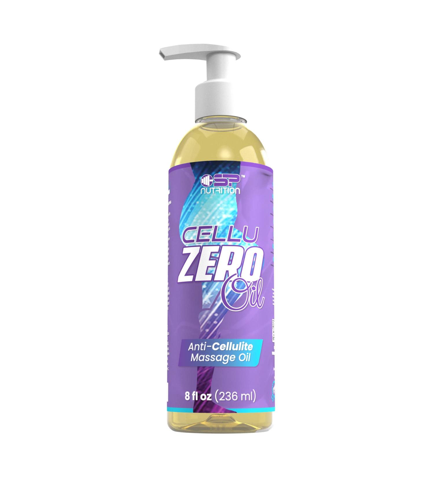 Celluzero Oil 8oz SP Nutrition | Anti Cellulite Massage Oil Made with 100% Natural Oils. - Buy Online on GoSupps.com
