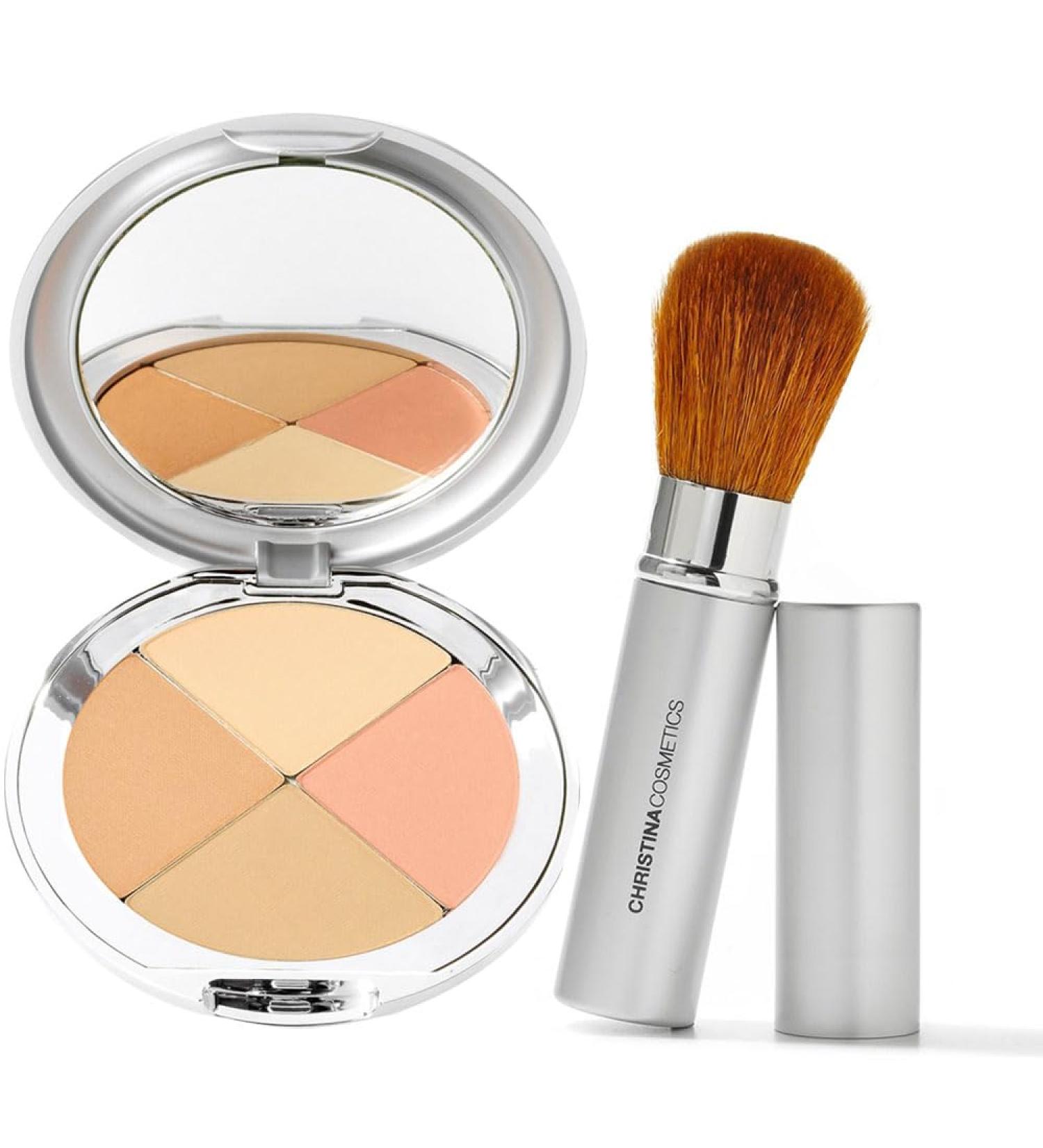 Shop Christina Cosmetics Perfect Pigment 1 Compact & Retractable Brush Duo | International Shipping Available - Buy Online on GoSupps.com