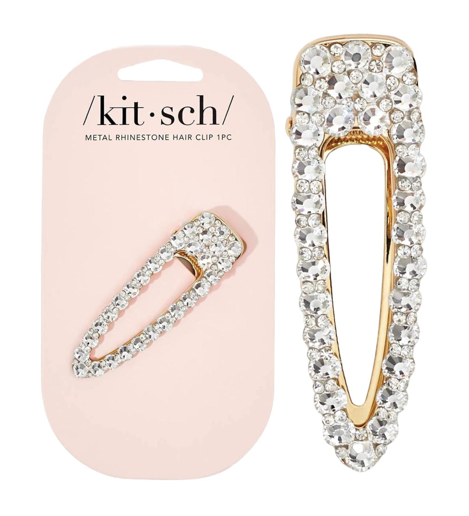 Kitsch Large Rhinestone Hair Clips for Women Elegant Gold Hair Clip Easy to Open Alligator Hair Clips Pretty Metal Hair Clips for Styling Short Hair Cute Hair Clips for All Hair Types 1pc Gold - Buy Online on GoSupps.com
