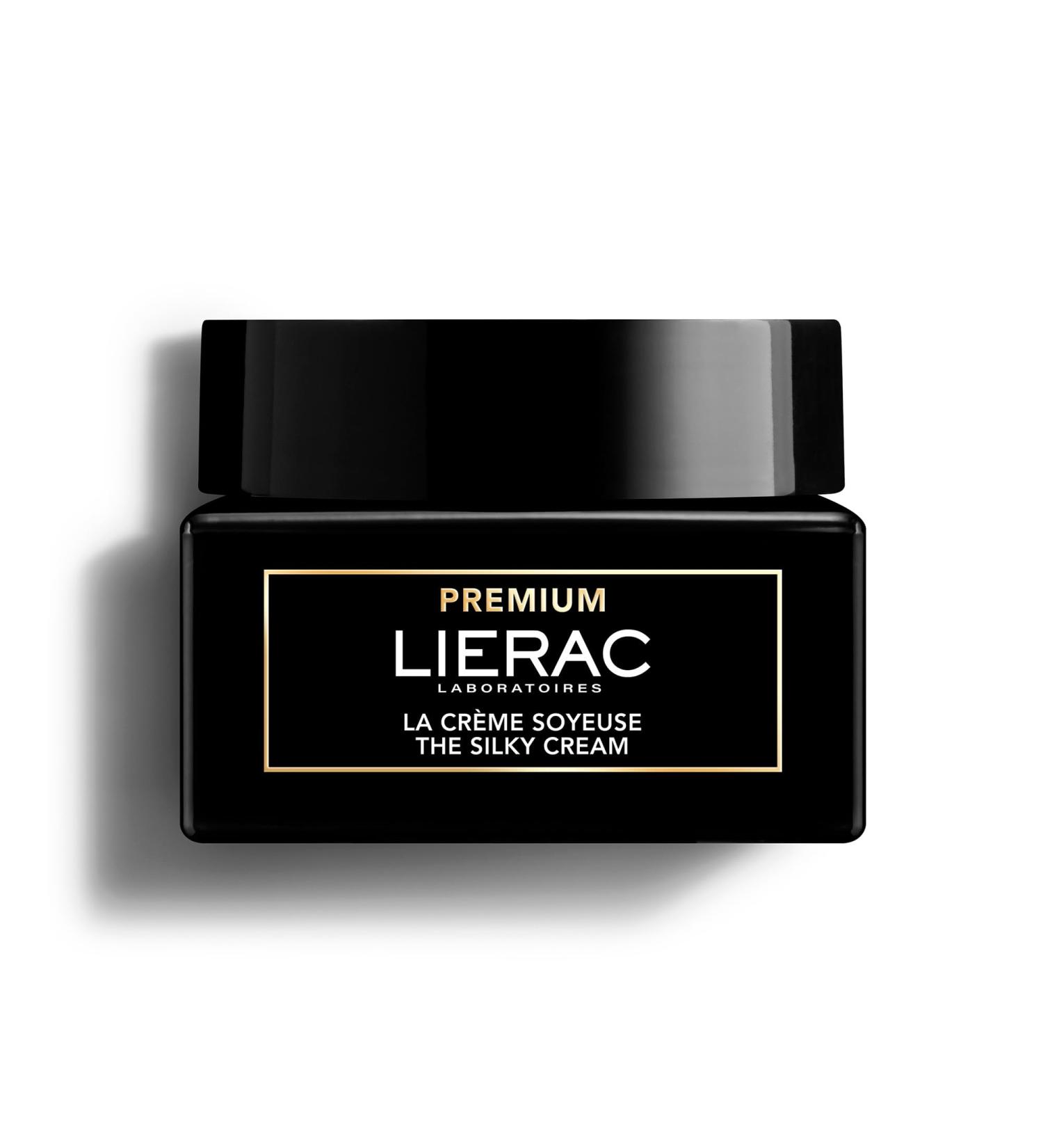 Lierac Premium Silky Cream - Age Defying Hydrating Face Moisturizer with Niacinamide & Hyaluronic Acid | Smooth & Tighten Skin - 50ml Jar - International Shipping Available - Buy Online on GoSupps.com