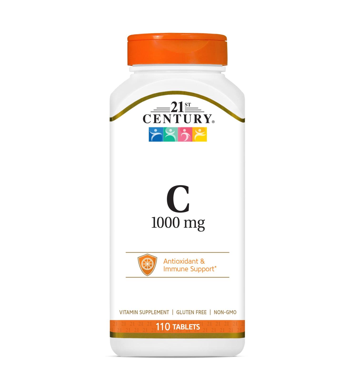 21st Century Vitamin C 1000 mg â€“ 110 Tablets for Immune Support - Buy Online on GoSupps.com