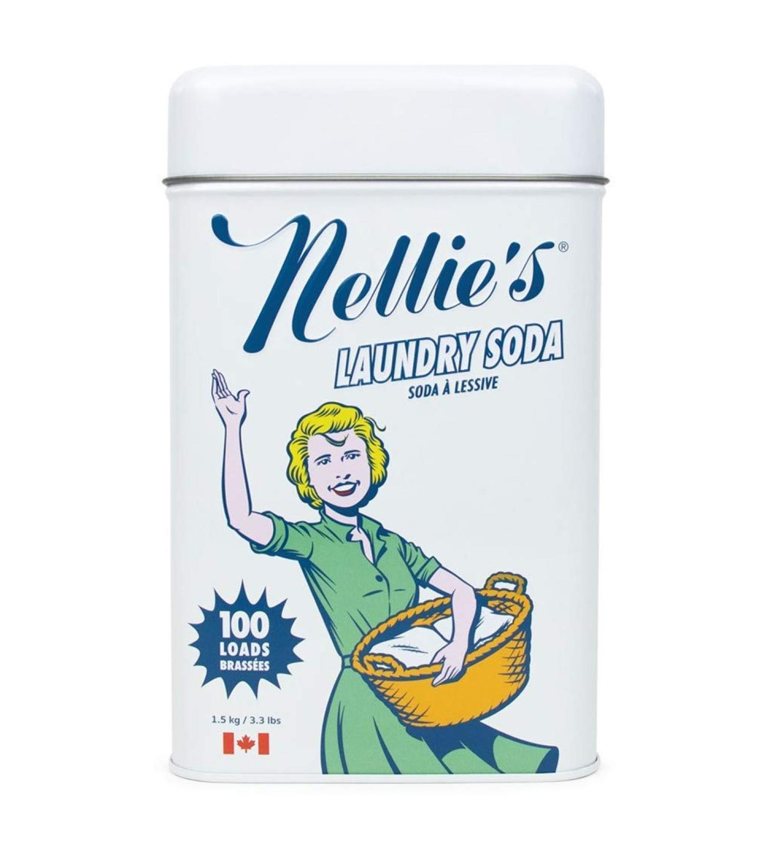 Nellie's Non-Toxic Vegan Powdered Laundry Detergent - 100 Loads - Fresh Scent - Fragrance-Free - 3.3 lbs - Buy Online on GoSupps.com