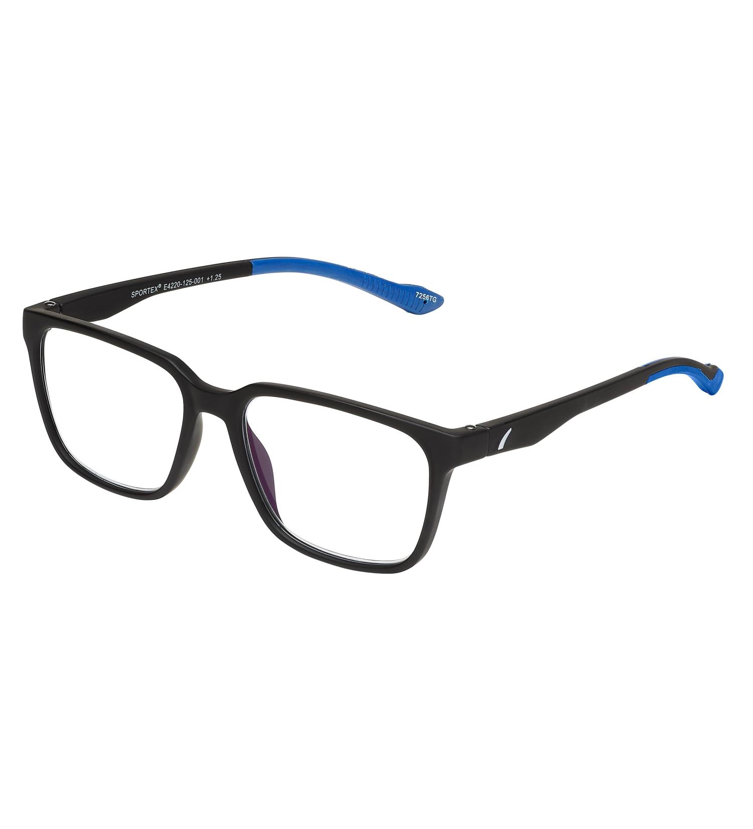 SPORTEX SAV Men's E4220 Blue Light Reading Glasses - Flexible Durable & Lightweight - High-Performance +1.50 Readers for Men in Black - Ship Worldwide - Buy Online on GoSupps.com