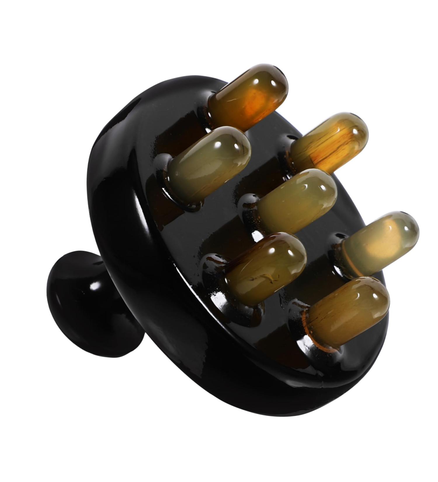 Frcolor Men's Hair Massage Device - Premium Hairbrush & Kamm Tool for Ultimate Scalp Relief - Buy Online on GoSupps.com