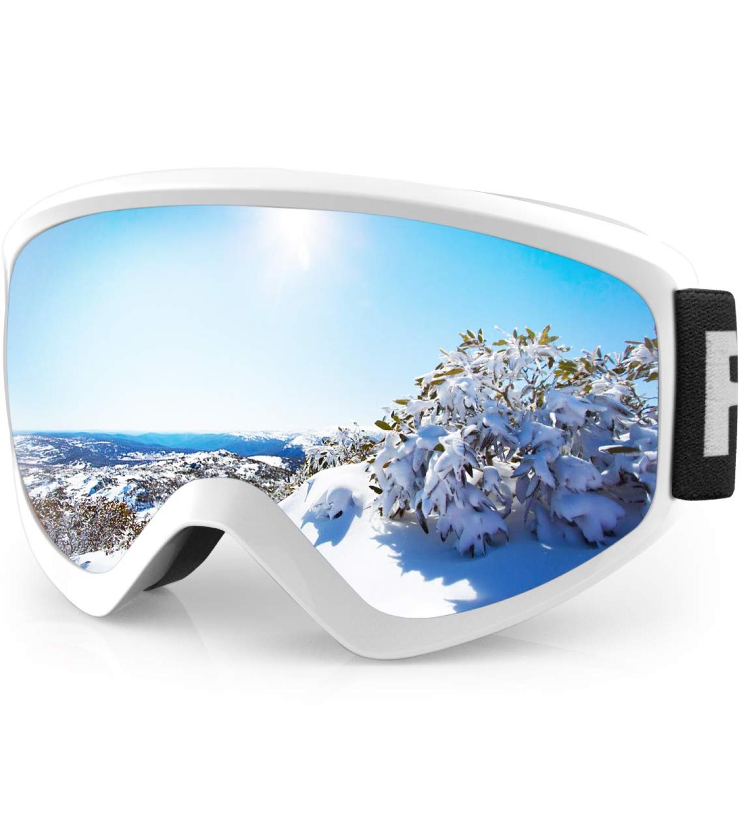 Findway Kids Ski Goggles - Boys Girls Youth Snowboard Goggles A1-Silver (VLT 21%) - Buy Online on GoSupps.com