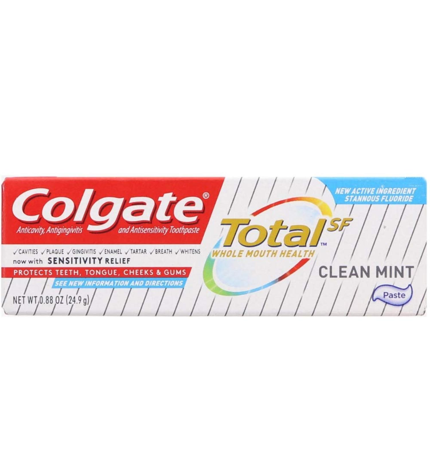 Colgate Total Clean Mint Toothpaste 0.88 oz (Pack of 48)