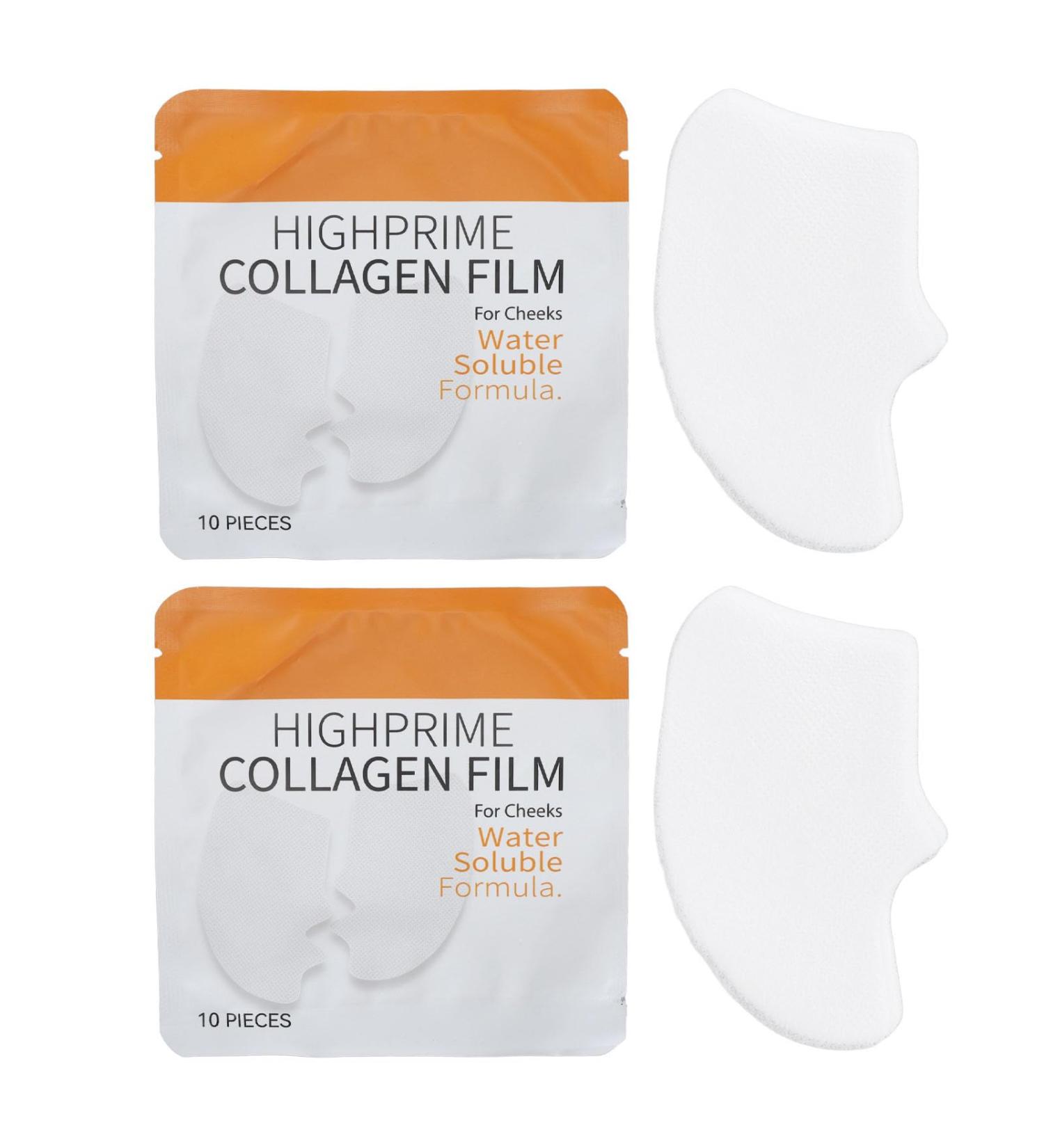 Fyearfly Melting collagen film 20 pieces cheek collagen films longlasting hydration soluble collagen films skin firming pure collagen films for reducing wrinkles - Buy Online on GoSupps.com