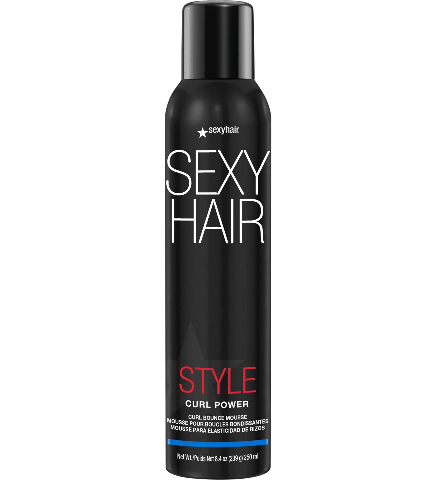 Sexy hair Style Curl Power Curl Bounce Mousse 8.4 Oz | Light Control | Tames Unruly Curls | Adds Definition and Controls Frizz - Buy Online on GoSupps.com