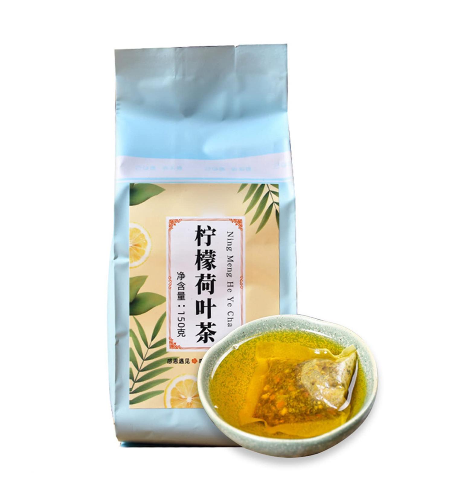 30 Packs 150G Lemon Lotusleaf Tea Strong Fragrance Fruity Aroma Sweet Sour Taste Independent Pouches Easy To Carry Around Herbal Tea Suitable for Gifts for Family and Friends - Buy Online on GoSupps.com