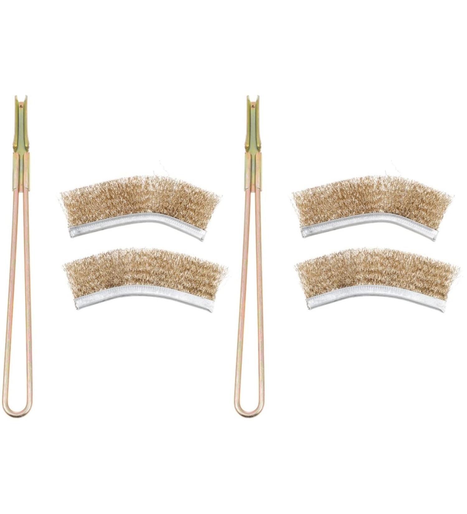 Mipcase 2 Sets Bird Cage Cleaning Brush Broom Handle Parrot Cage Cleaning Cage Birdcage 24X3X2CMx2pcs Curved Headx2pcs - Buy Online on GoSupps.com