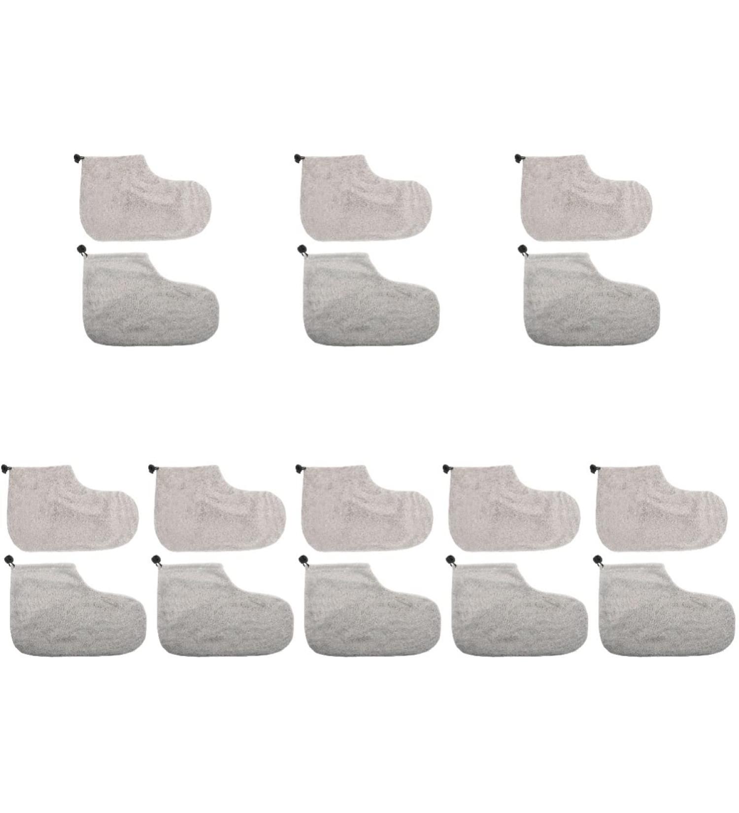 FOMIYES 8 Pairs Wax Therapy Warm Foot Cover Simple Wax Warmer Foot Holder Wax Socks Grooming Glove Skull Stationary Boots Fir Paraffin Wax Booties Gel Cotton Paraffin Socks Spa Hand Plush - Buy Online on GoSupps.com