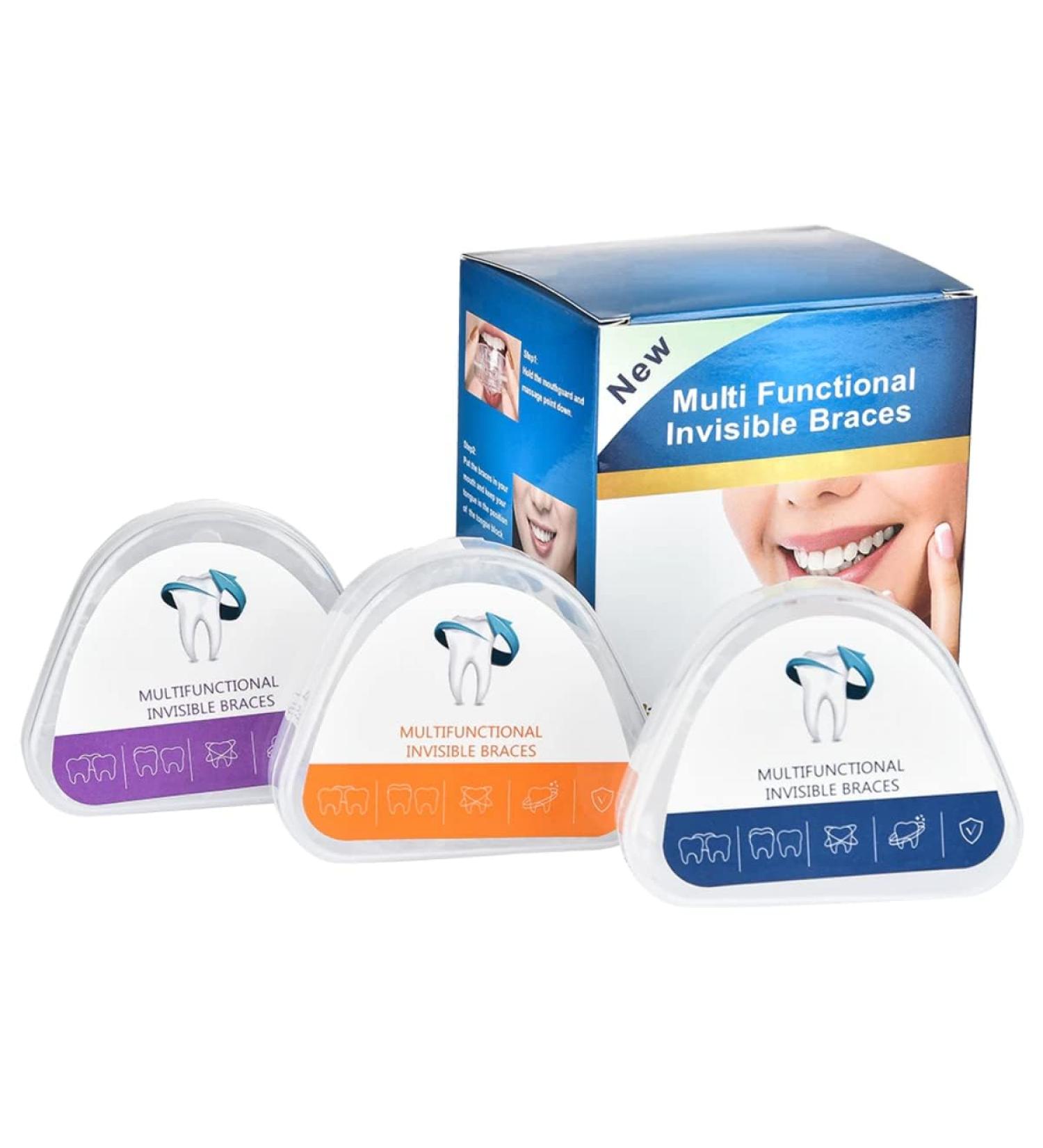 Protector Tooth Retainer for Smile Correction | 3 Stages Soft & Hard Dental Orthodontic Device - Buy Online on GoSupps.com