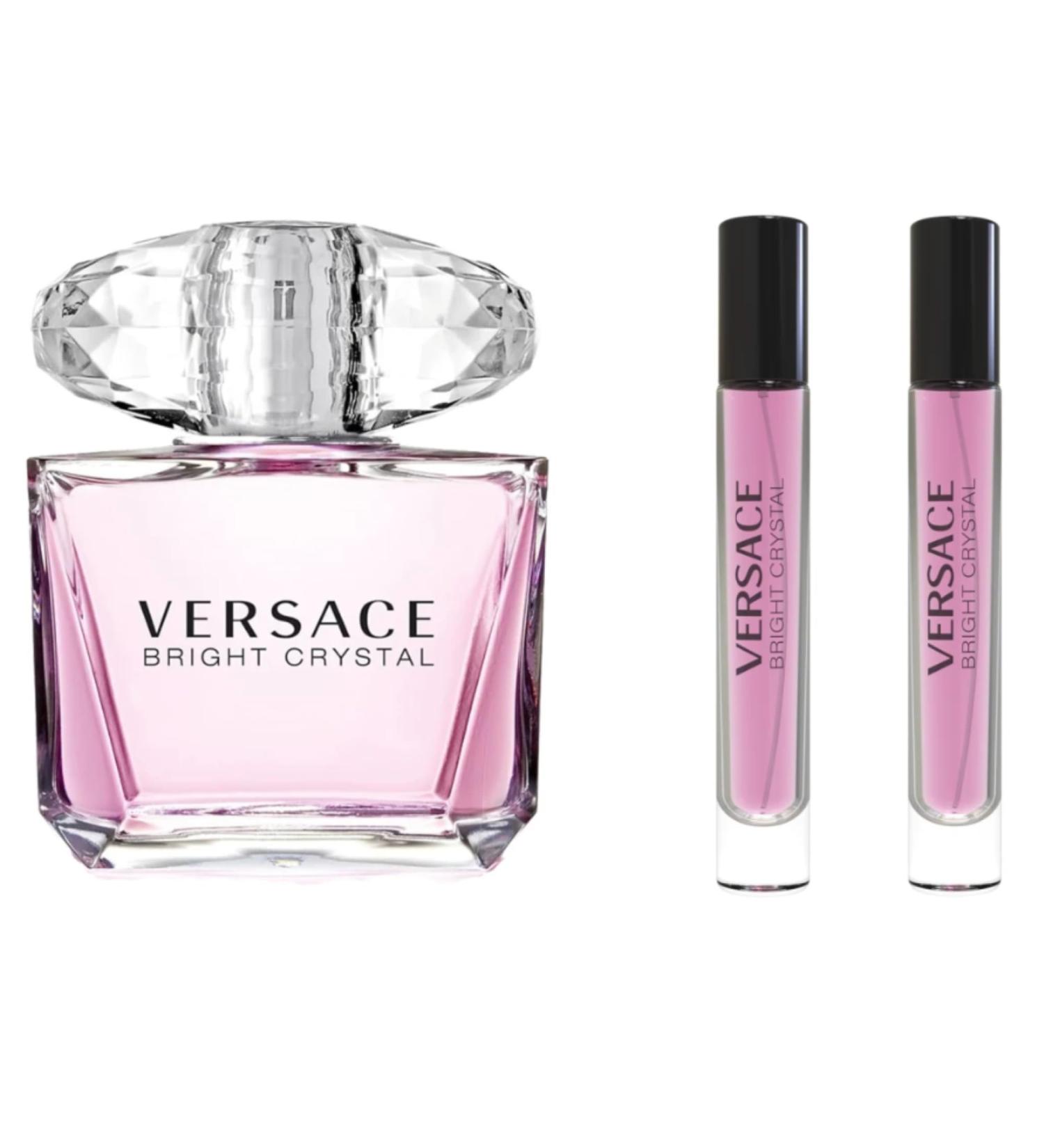 EQUIVALENCE Bright Crystal Eau de Toilette Edition Travel Size Spray for Women Perfume 100% Original (Pack 2 bottles 10ml) large bottle not included Floral citrus
