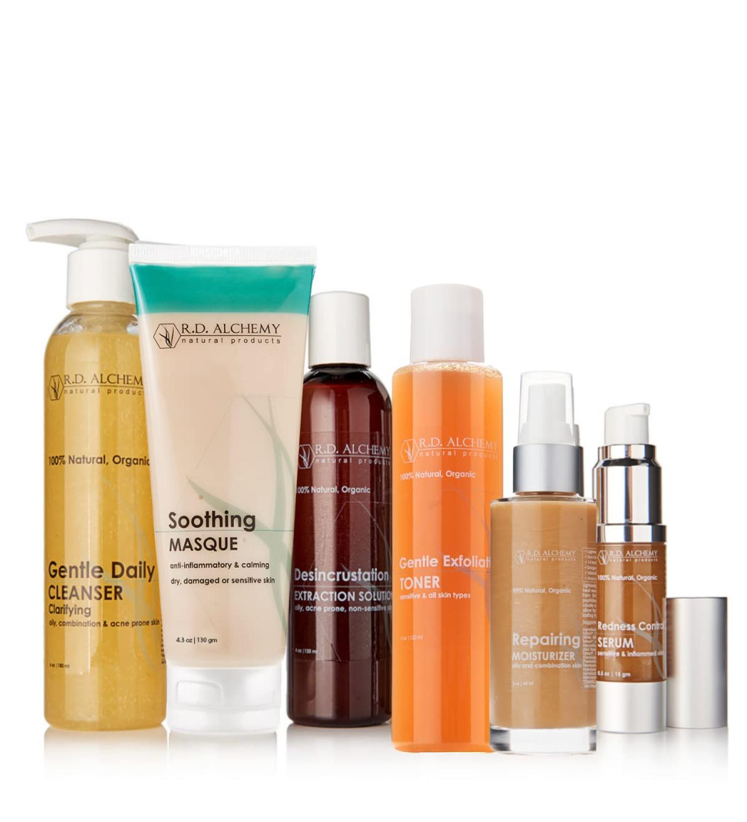 RD Alchemy - Desincrustation Solution Blackhead Removal 6 Piece Set - Professional 6-Step Skincare System for Easier Extractions & Deep Cleansing for Clearer Skin. Professional and Home Use. 6 Step Set Blackhead Removal Sys  - Buy Online on GoSupps.com