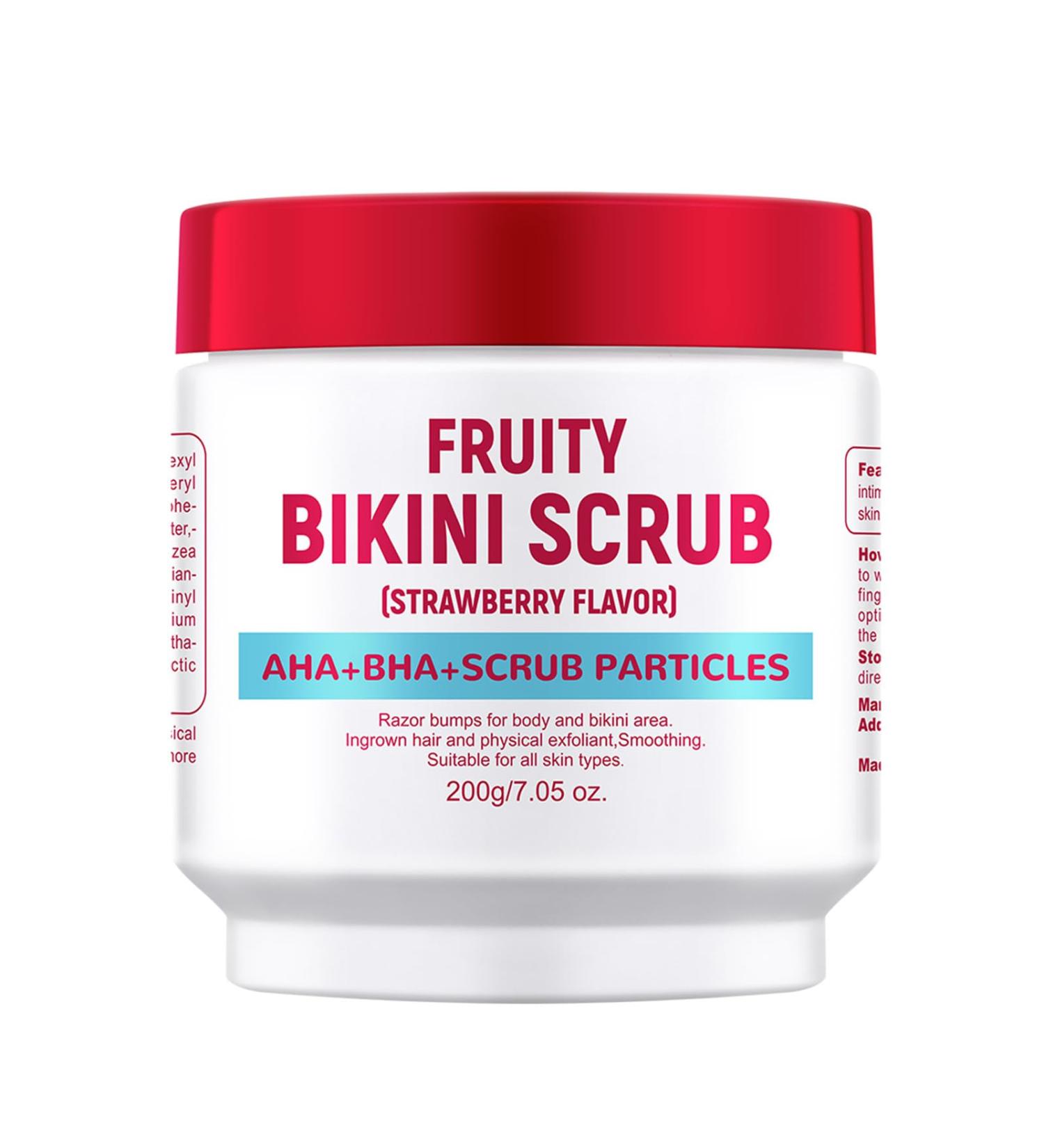 Gommage au sucre pour le corps la fraise de 7 05 oz exfoliant pour la k ratose pilaris pour les jambes de fraise la peau de poulet masque hydratant et hydratant pour le corps (strawberry) - Buy Online on GoSupps.com