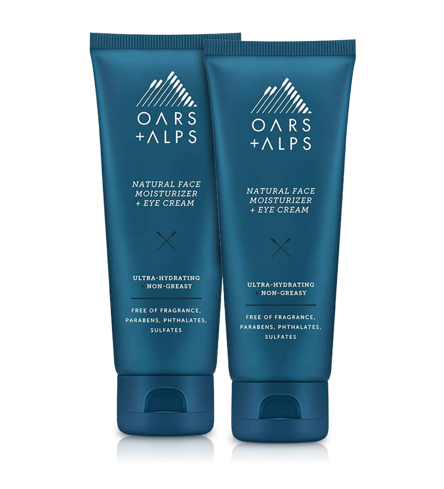 Oars + Alps Face & Eye Cream 2.50 oz 2ct - Pack of 2 | Hydrating Skincare Duo - Buy Online on GoSupps.com