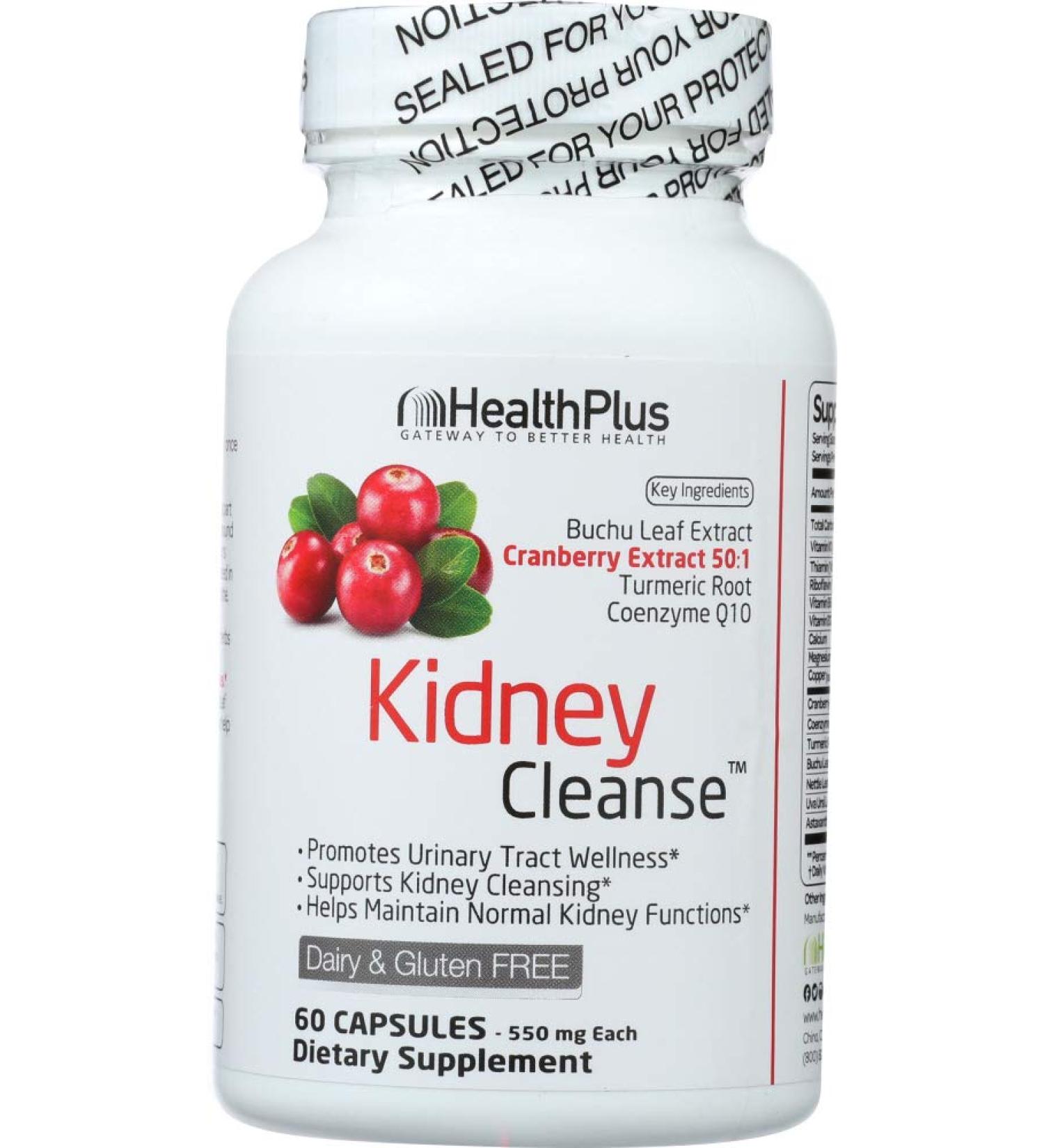 Health Plus Cleanse Kidney 90 cap ( Multi-Pack) 5 - Buy Online on GoSupps.com