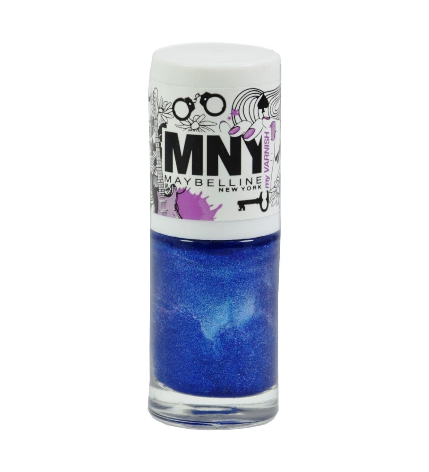 Maybelline MNY Nail Polish - 661 Shiny Royal Blue - Buy Online on GoSupps.com