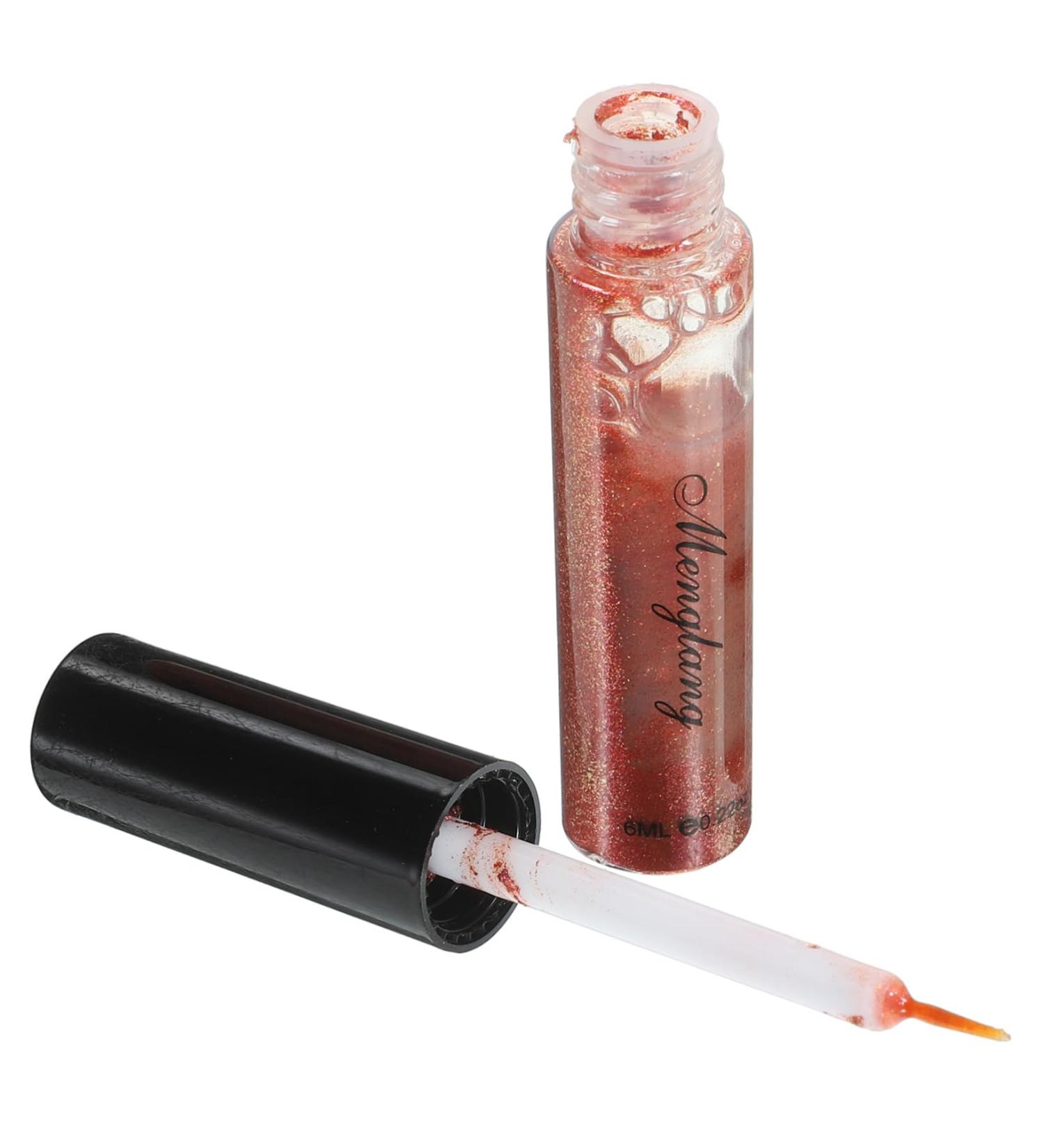 FOMIYES 2pcs Shimmer Eyeliner Makeup Liner Glitter Eyeliner Liquid Eyeliner Eye Shadow Brighten 1 count (Pack of 1) Brownx2pcs - Buy Online on GoSupps.com