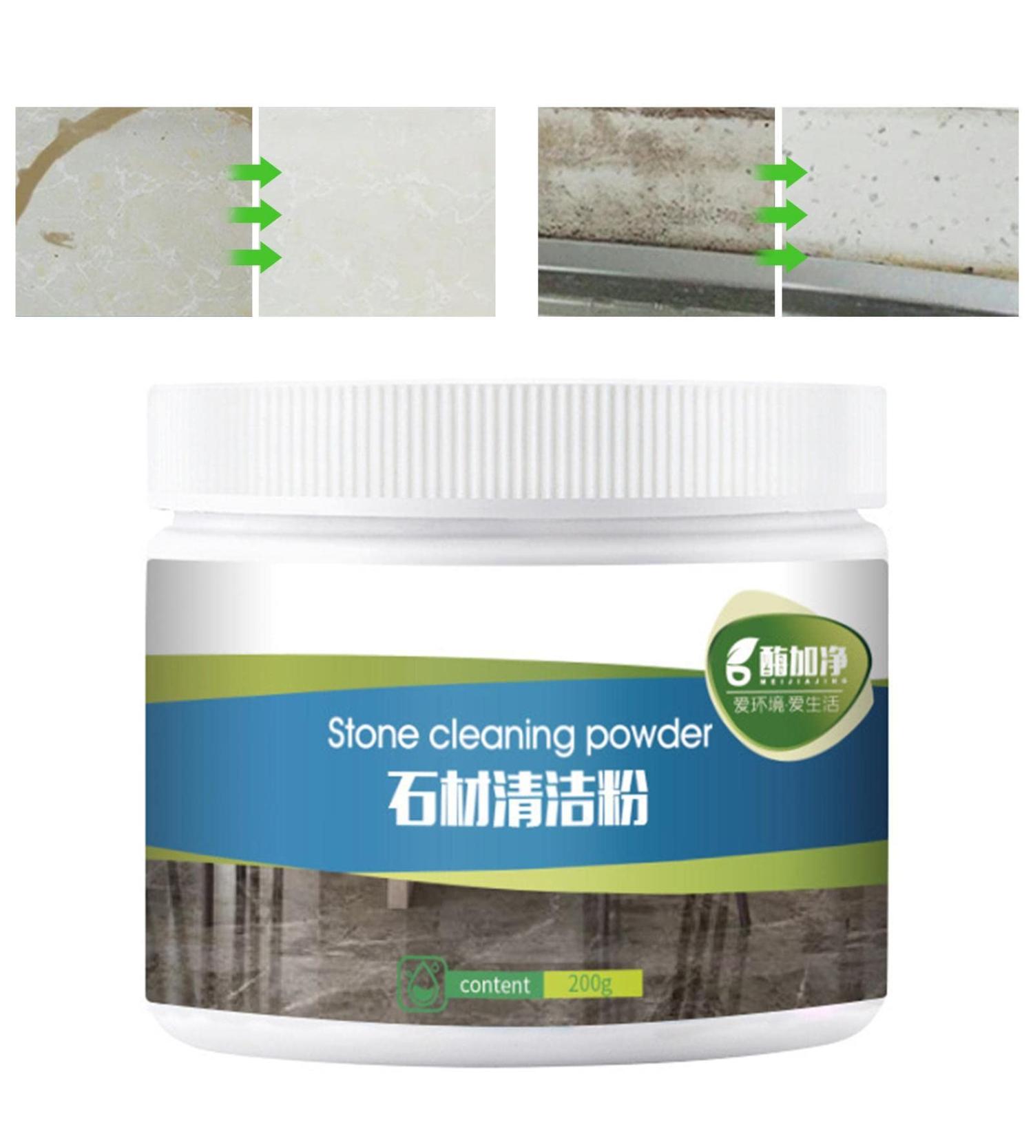 2 Stone Cleaning Powder | Multi-Purpose Marble Cleaners Porcelain Cleaner for Bathroom for Sink Wall Tile Granite Natural Stone - Buy Online on GoSupps.com