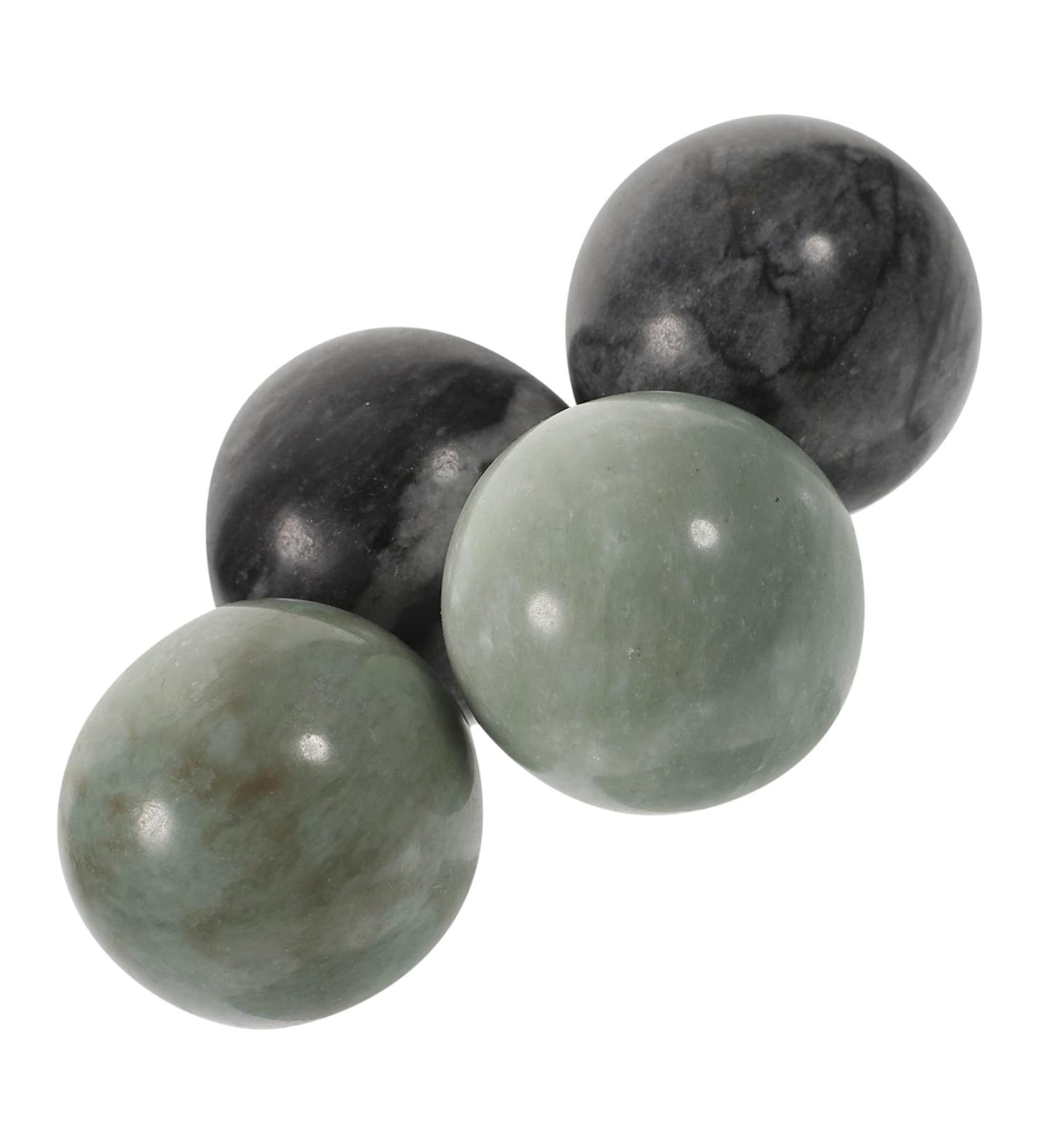 Anneomas Spherical Weights - Baoding Balls for Chinese Massage & Meditation | Black Metal Fitness Weights - International Shipping - Buy Online on GoSupps.com