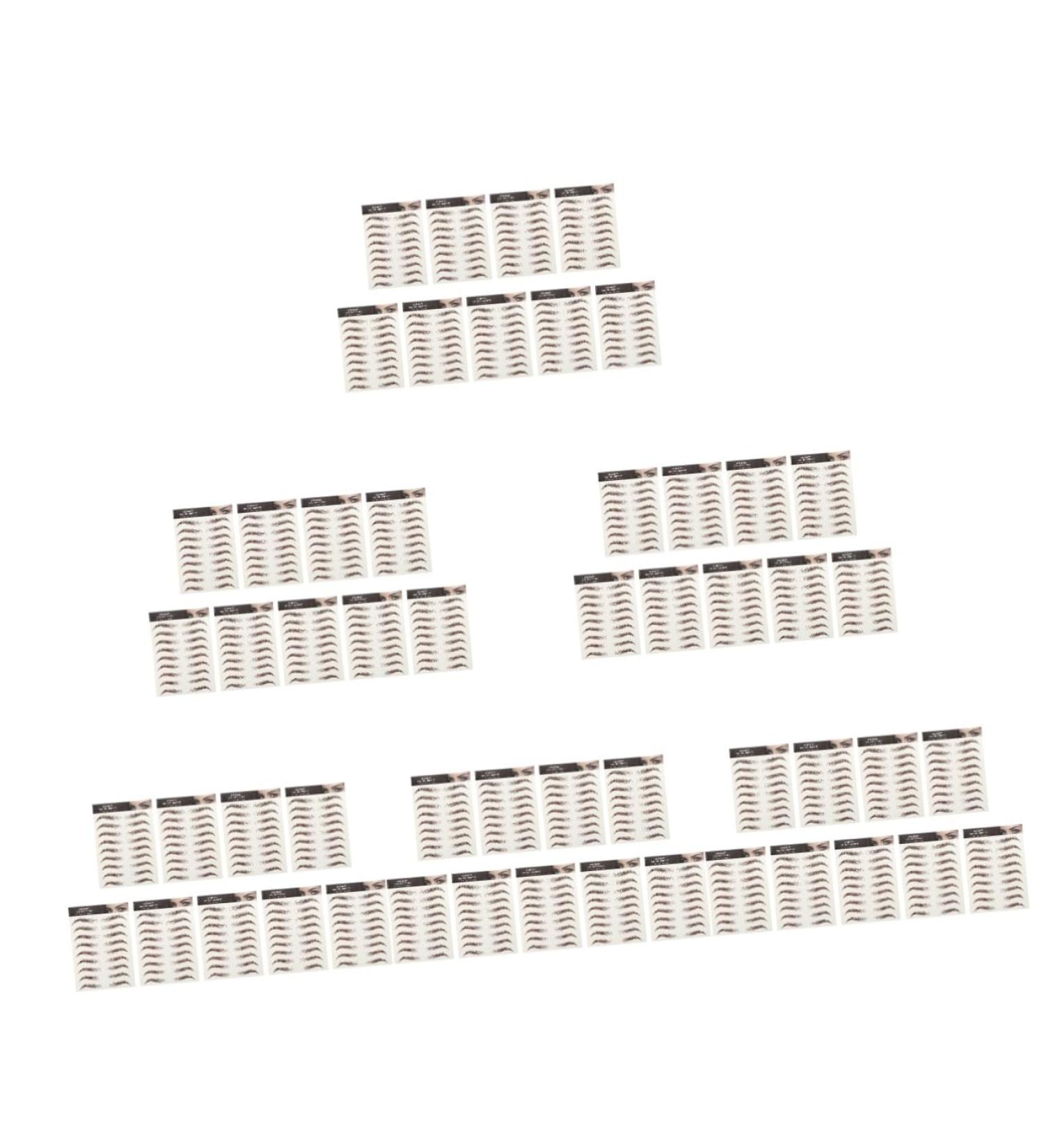 FRCOLOR 54 Sheets Waterproof Eyebrow Stickers Waterproof Transfer Eyebrow Styling Stickers 4d - Buy Online on GoSupps.com