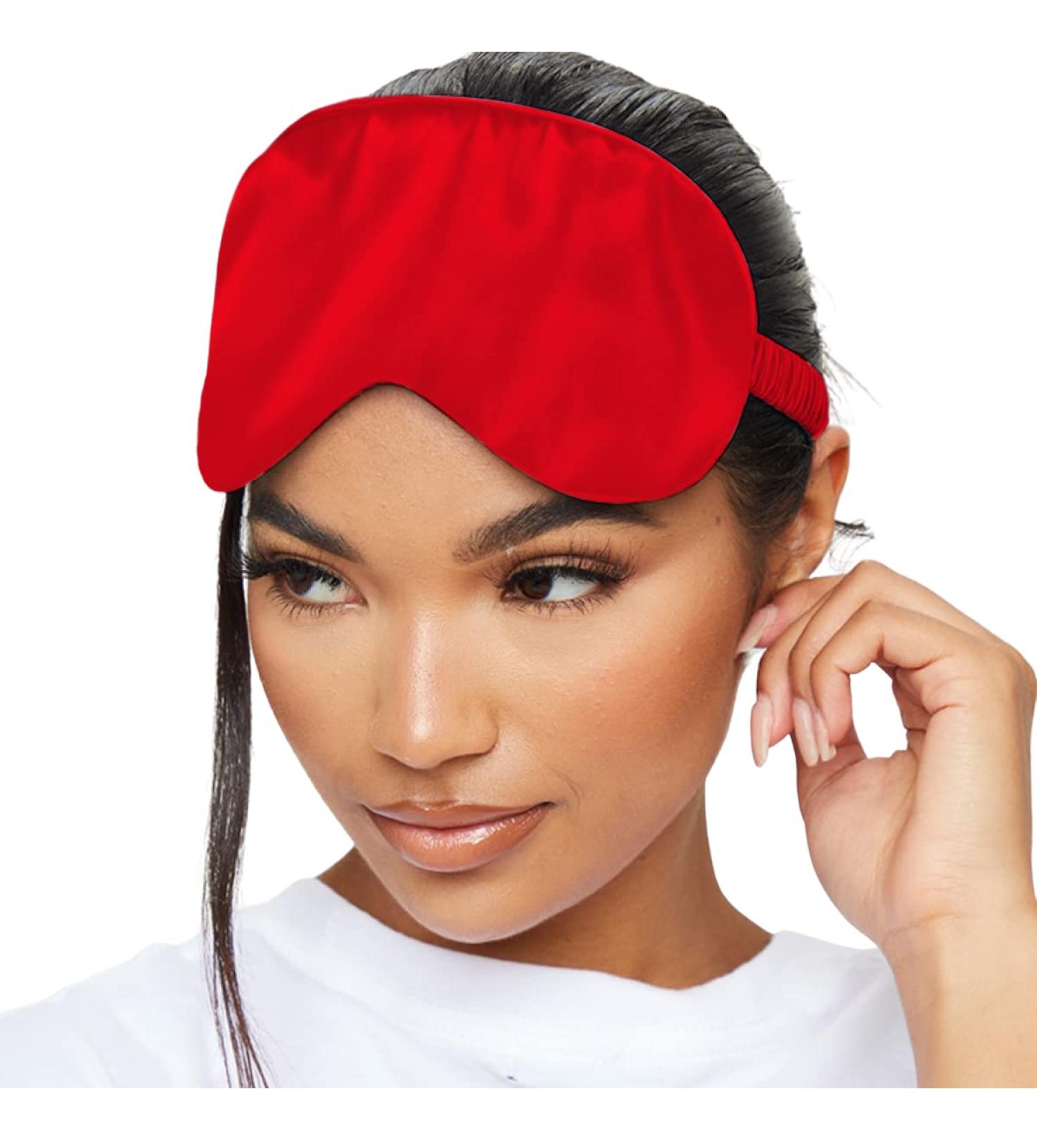 SMUG Satin Sleep Mask for Deep Dream Sleep | Soft Eye Mask for Skin Nourishment & Dark Circle Reduction | Unisex Eye Sleep Mask for Light Blocking - Buy Online on GoSupps.com