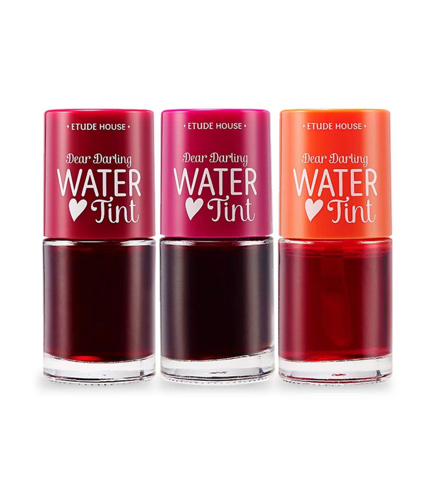 Etude House Dear Darling Water Tint 3 Color SET | Hydrating Lip Tint with Pomegranate & Grapefruit Extract - Buy Online on GoSupps.com