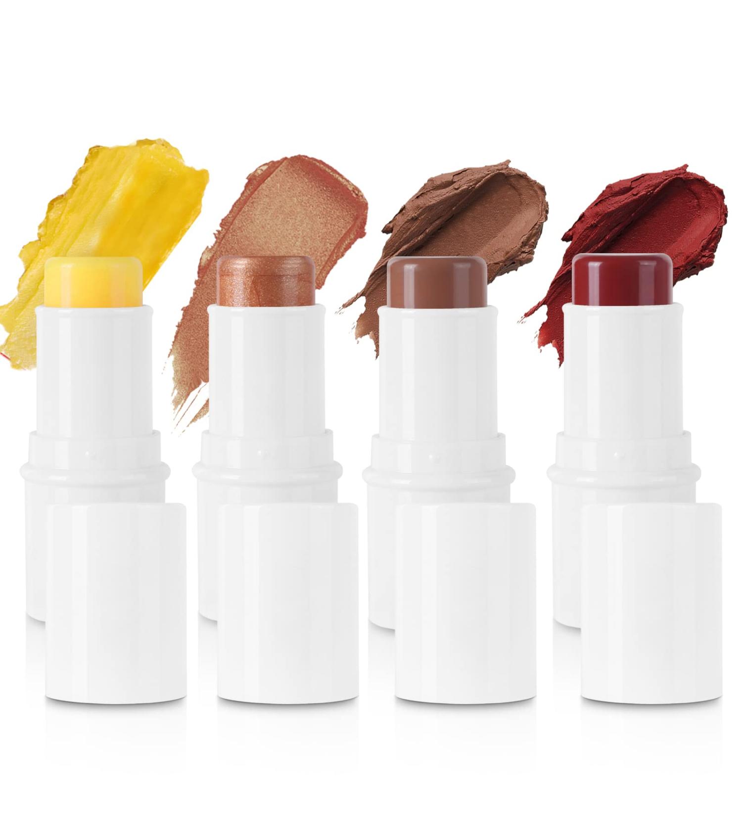 MEICOLY 4-in-1 Contour, Blush, Highlight, and Moisturizer Stick Set for Women - Buy Online on GoSupps.com