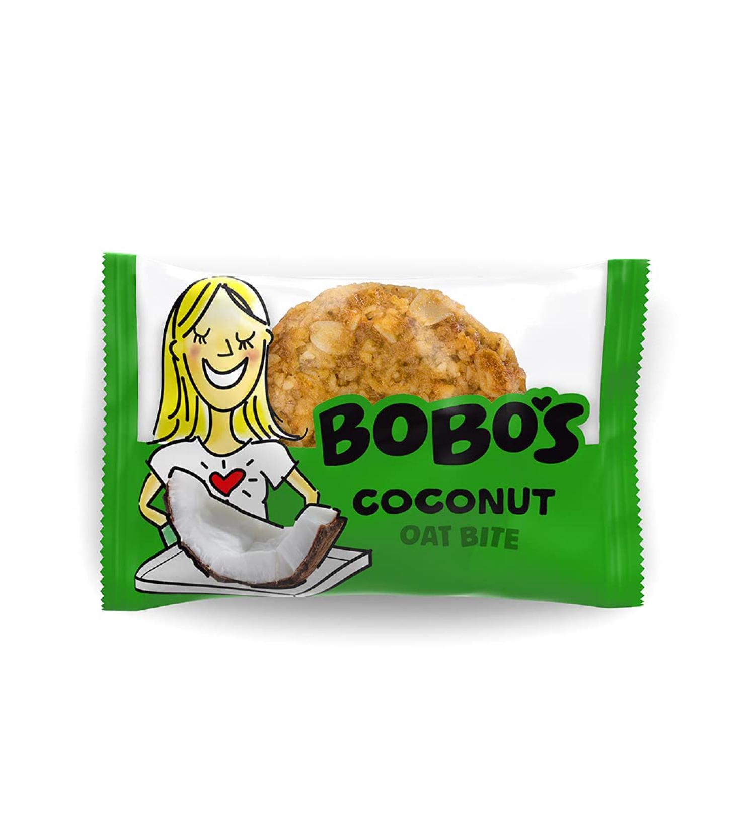 Bobo's Oat Bites - Coconut, 30 Pack, Gluten Free, Vegan Snack, Made in USA - Buy Online on GoSupps.com
