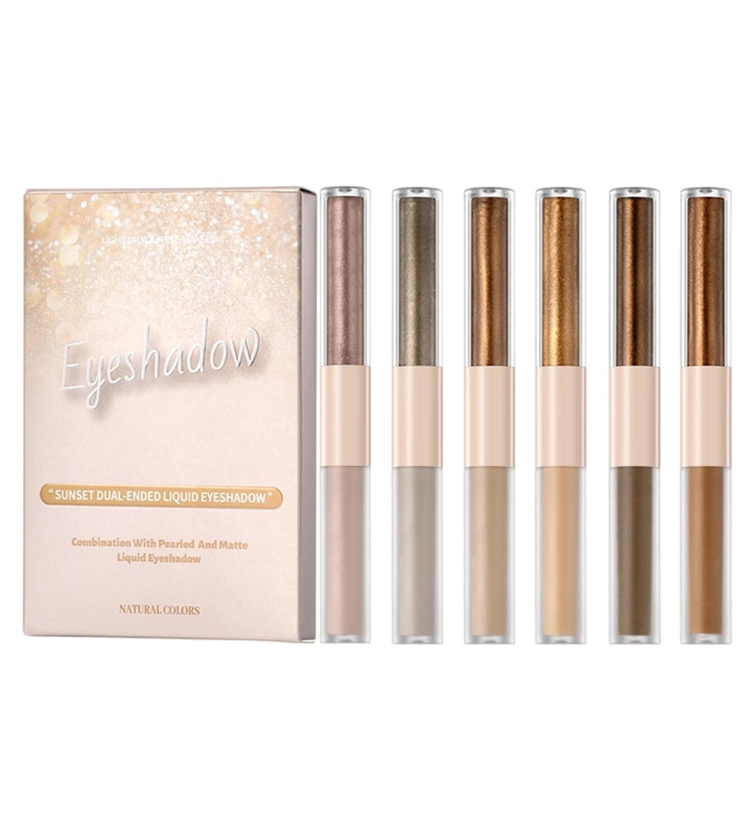 Lot de 6 fards paupi res liquides - Longue dur e - Double face - Pour un usage quotidien les voyages les rendez-vous les f tes le travail les mariages les trajets quotidiens les - Buy Online on GoSupps.com