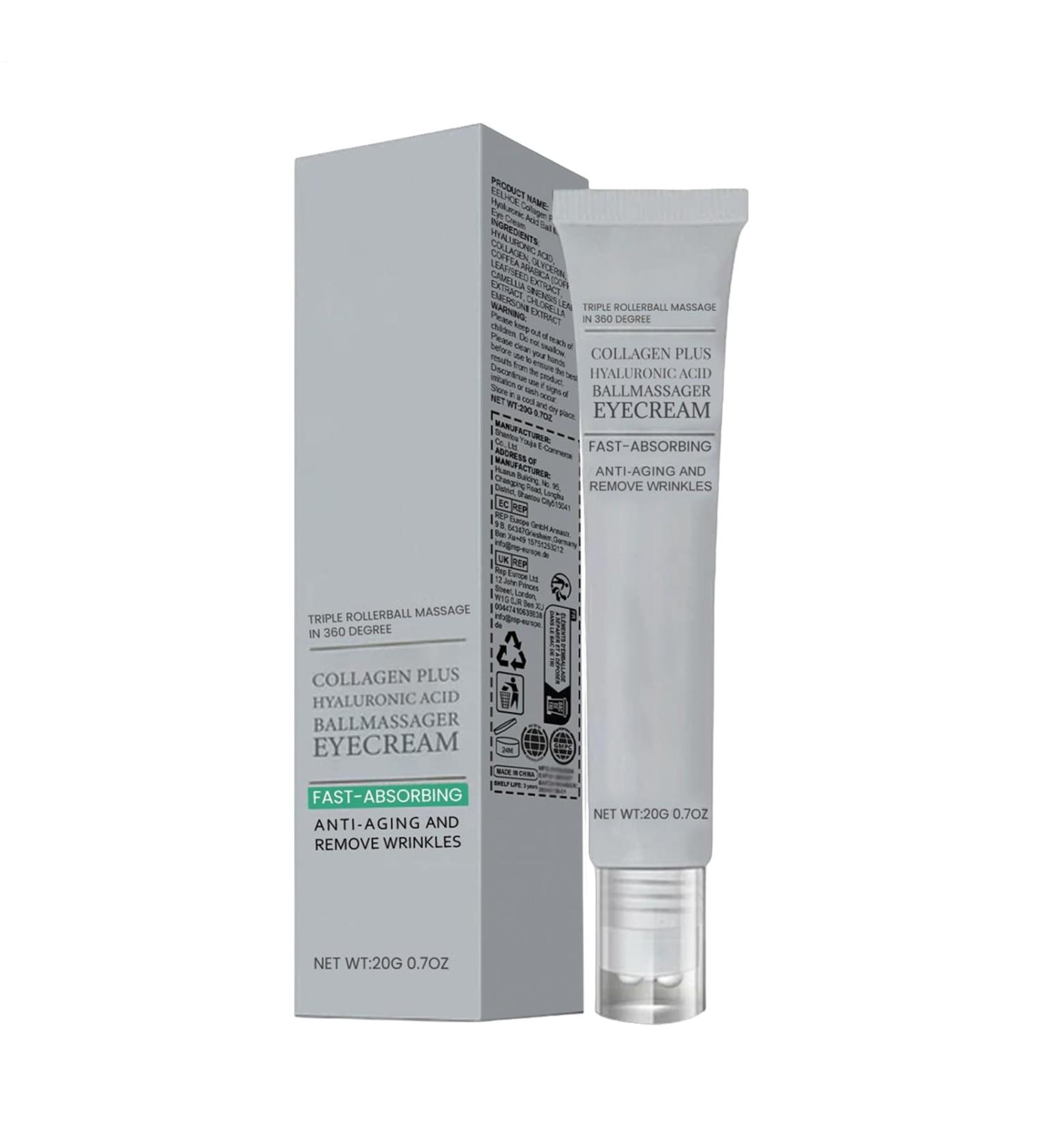  Generisch Eye Cream Roller 20g Concealer for Dark Dark Circles with 360 Spherical Massage Firming and Refreshing Signs of Fatigue and Swelling for Facial Care - Buy Online on GoSupps.com