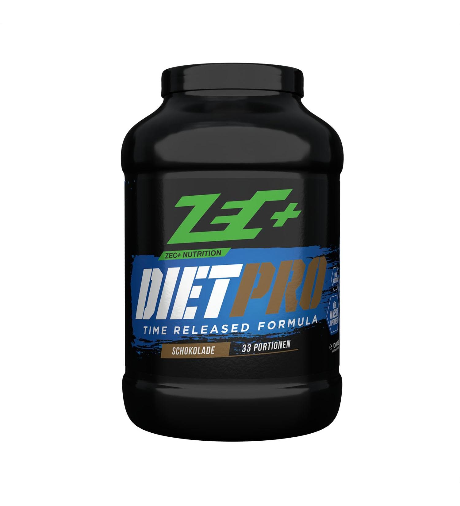 Zec+ Nutrition DIET PRO 1000g - Delicious Chocolate Flavor | Premium Protein Supplement for Weight Management - Buy Online on GoSupps.com