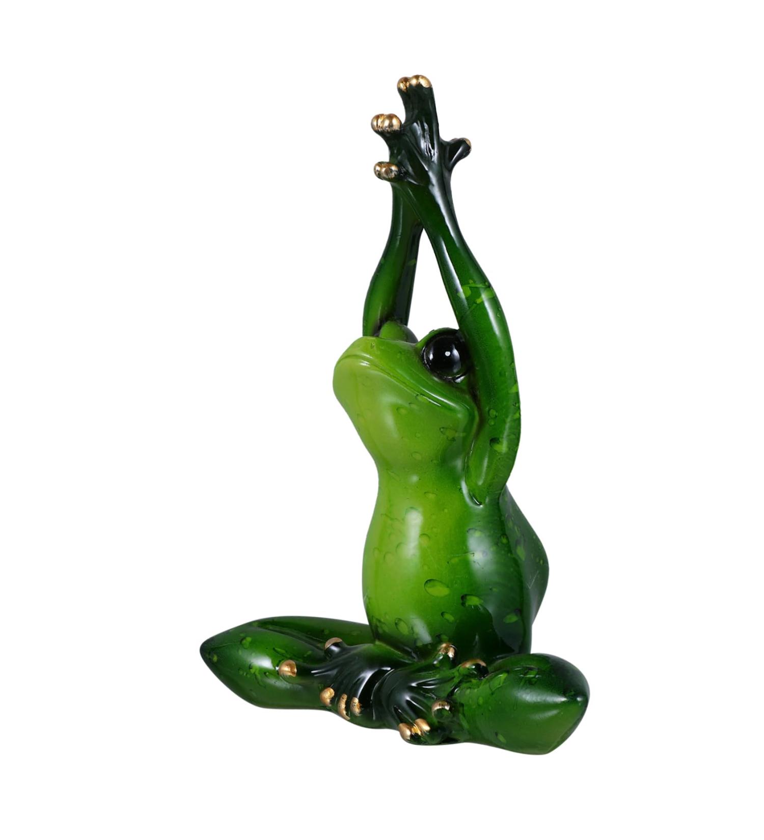 ULTECHNOVO 2pcs Frog Ornaments Resin Lovers Animal Toy Room 12.5X9.5X3.5CMx2pcs - Buy Online on GoSupps.com