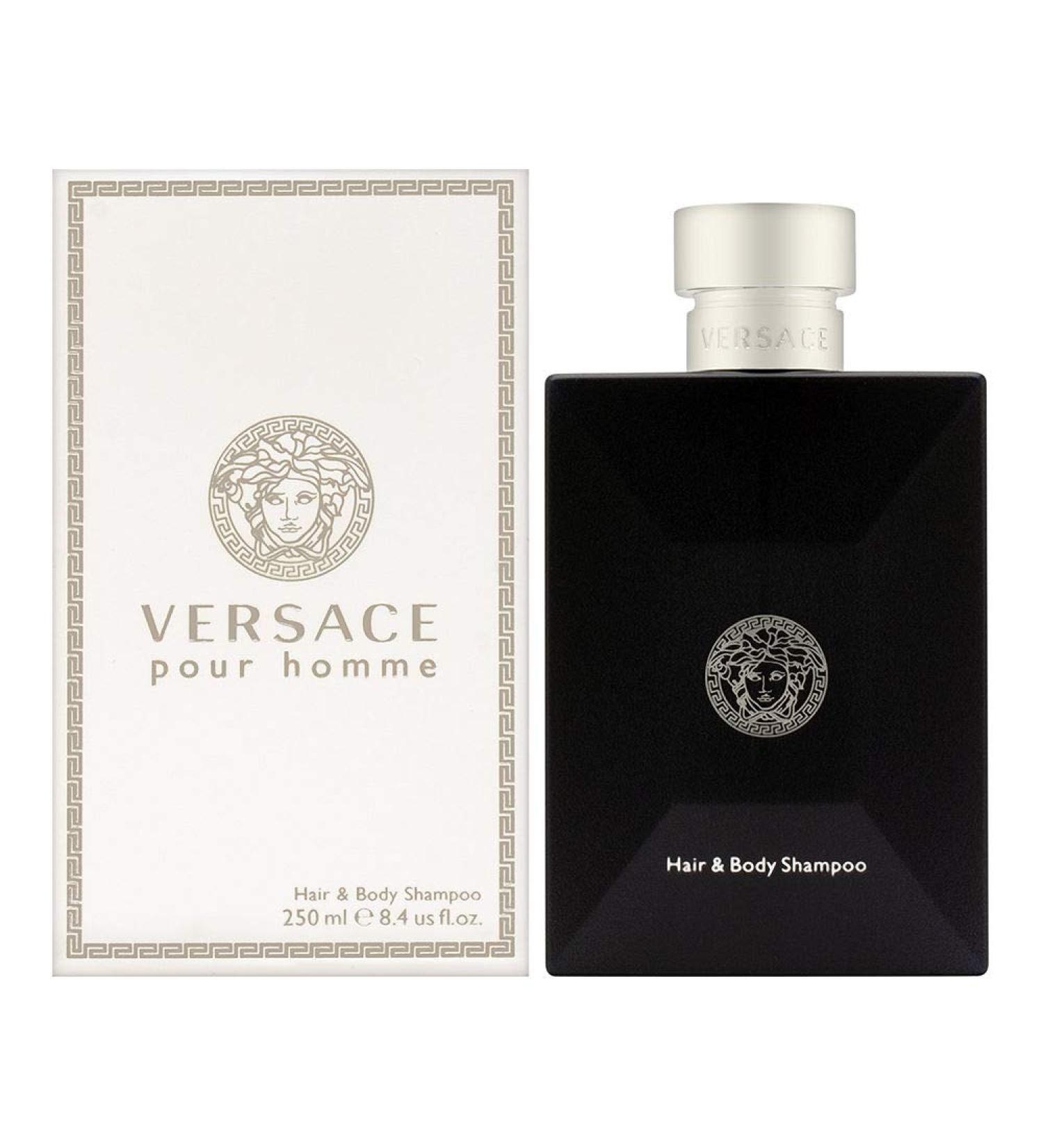 Versace Signature Pour Homme Hair and Body Shampoo 8.4 Ounces